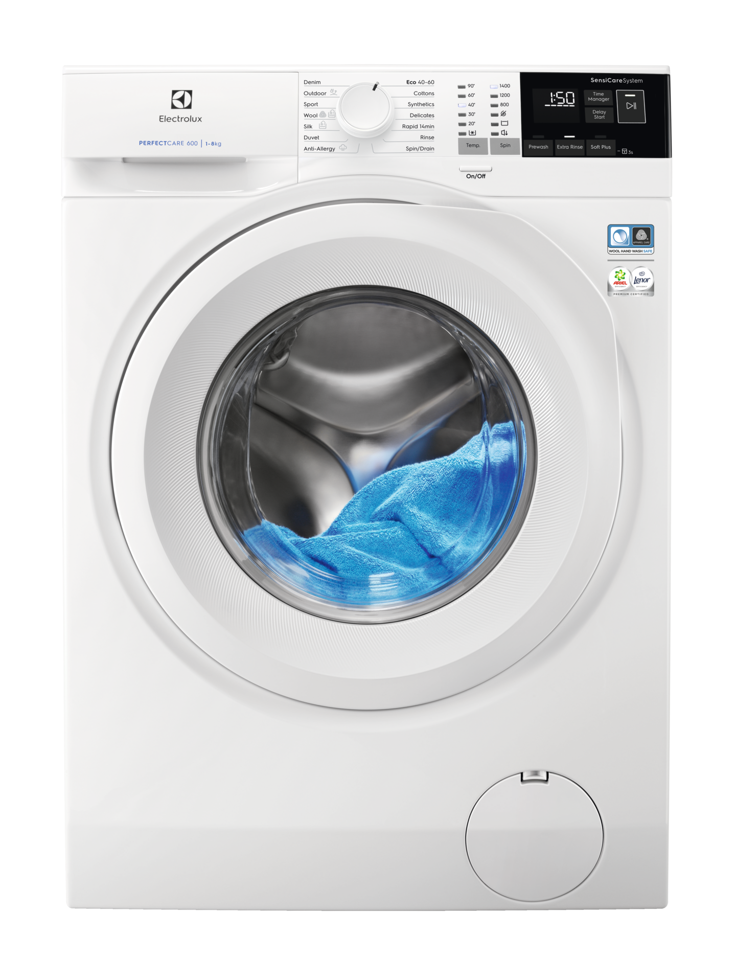 Pesukone Electrolux EW6F5248P8 edestä täytettävä