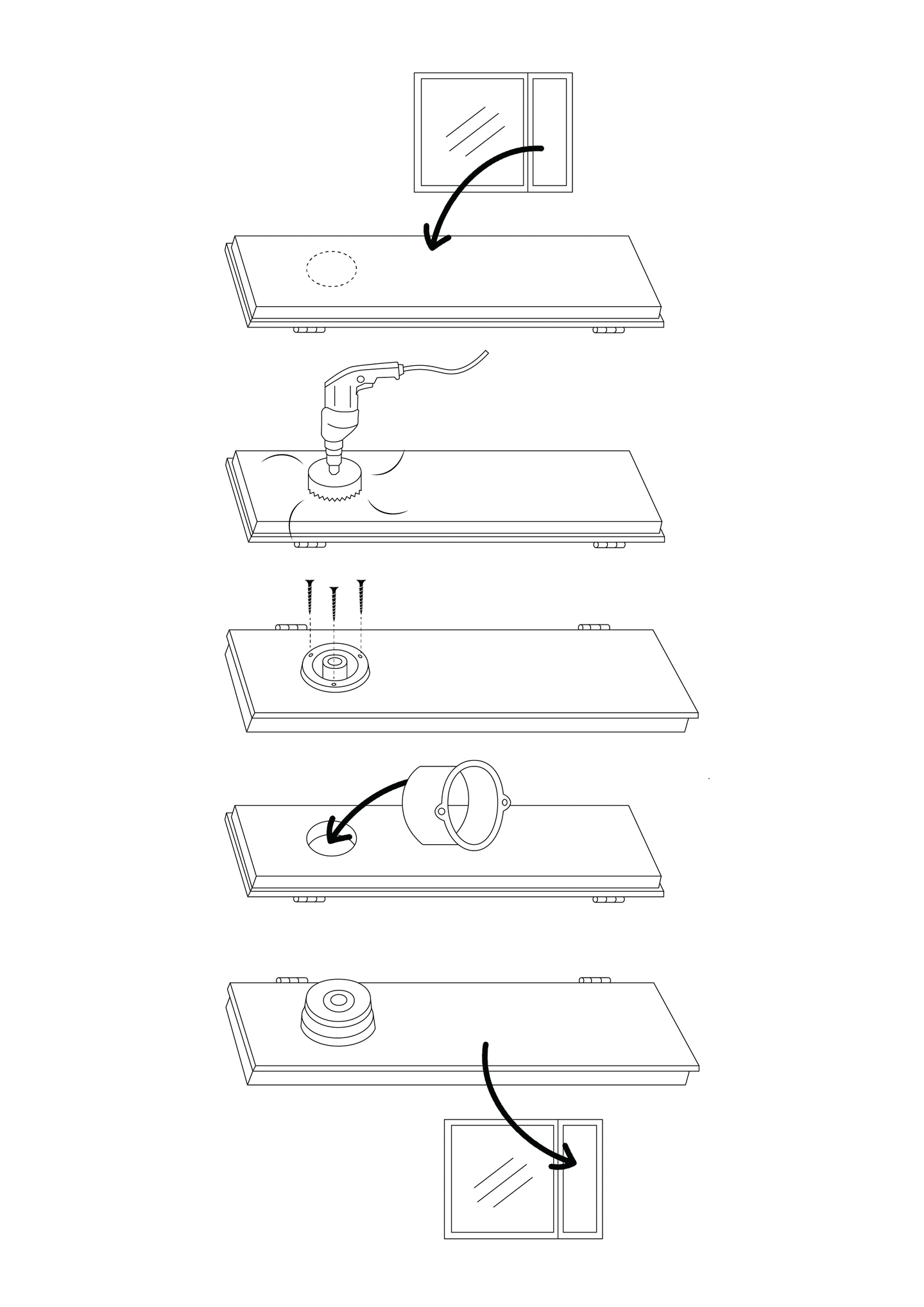 Korvausilmaventtiili Velco VTR-100R tuuletusluukkuun ruskea