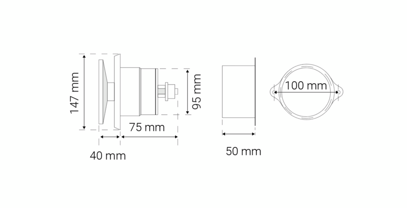 Korvausilmaventtiili Velco VTR-100 tuuletusluukkuun 10kpl ruskea