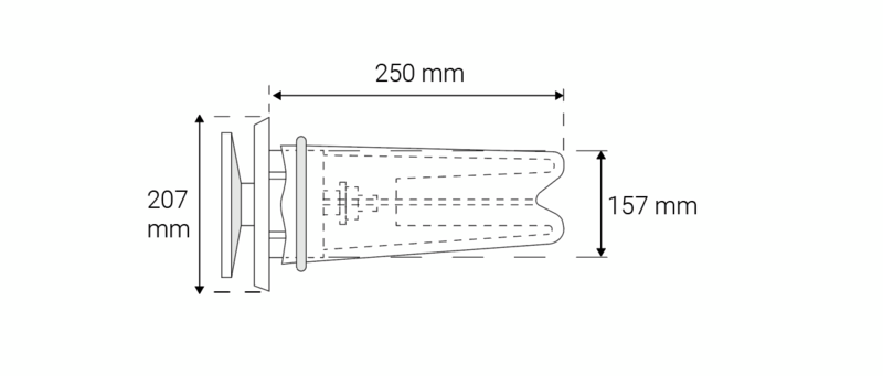 Korvausilmaventtiili Velco VTS-160