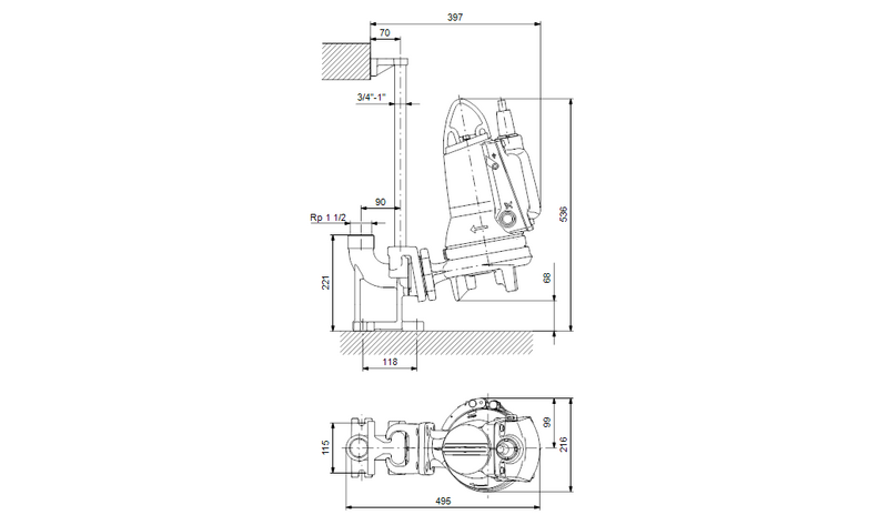 Repijäpumppu Grundfos SEG.40.12.2.E.50B Autoadapt