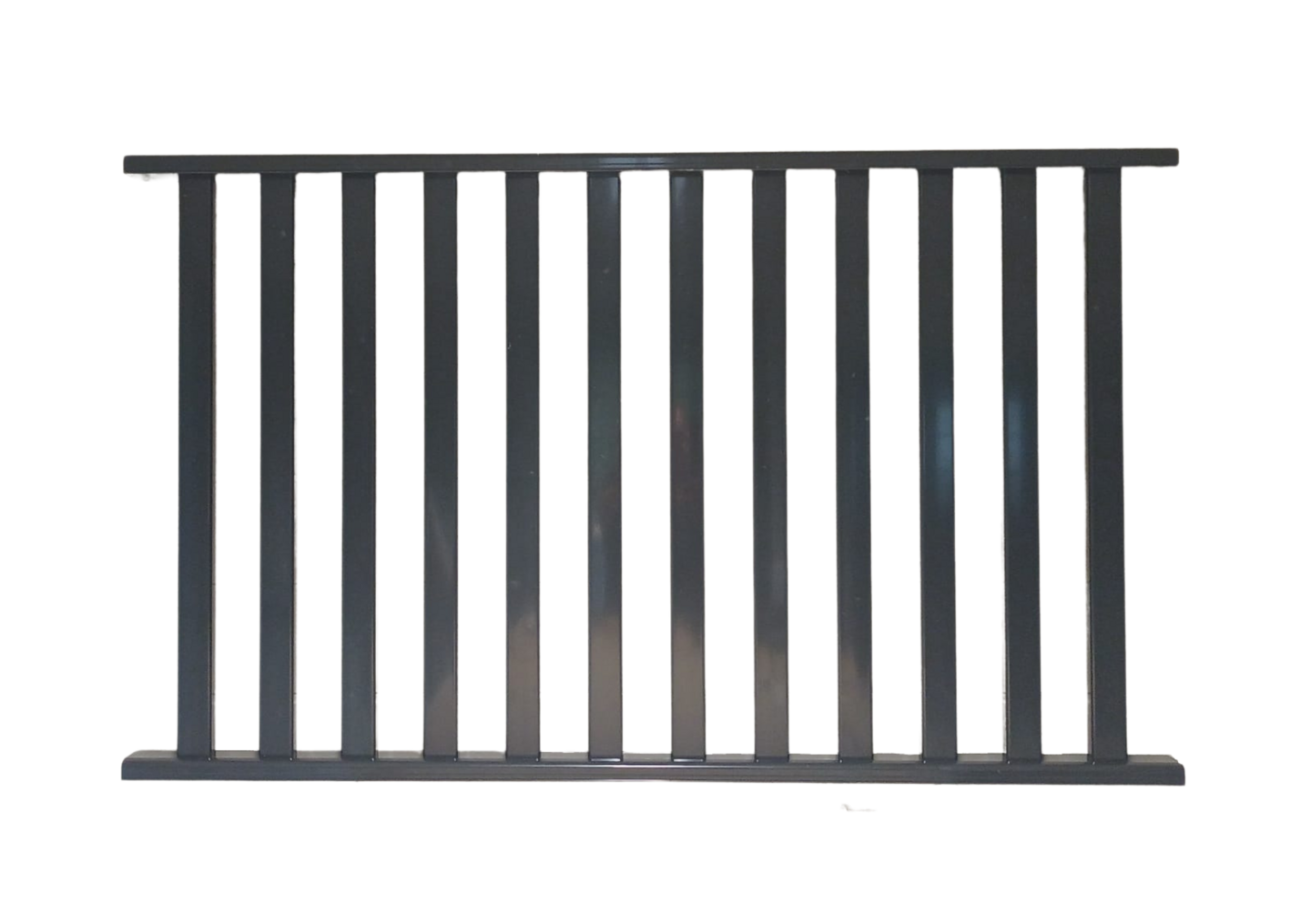 Alumiinikaide-elementti KaideX Paju 2500x950mm Harmaa