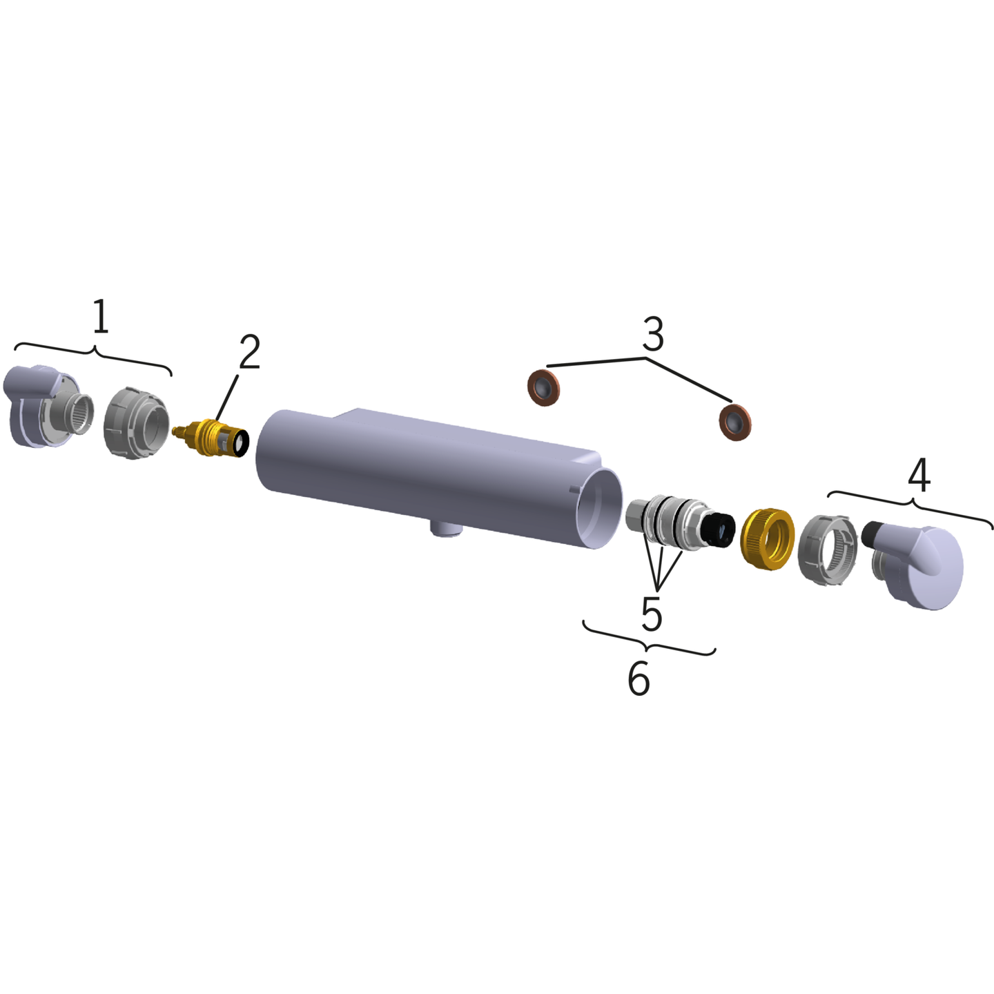 Suihkuhana Oras Optima 7161 termostaattinen