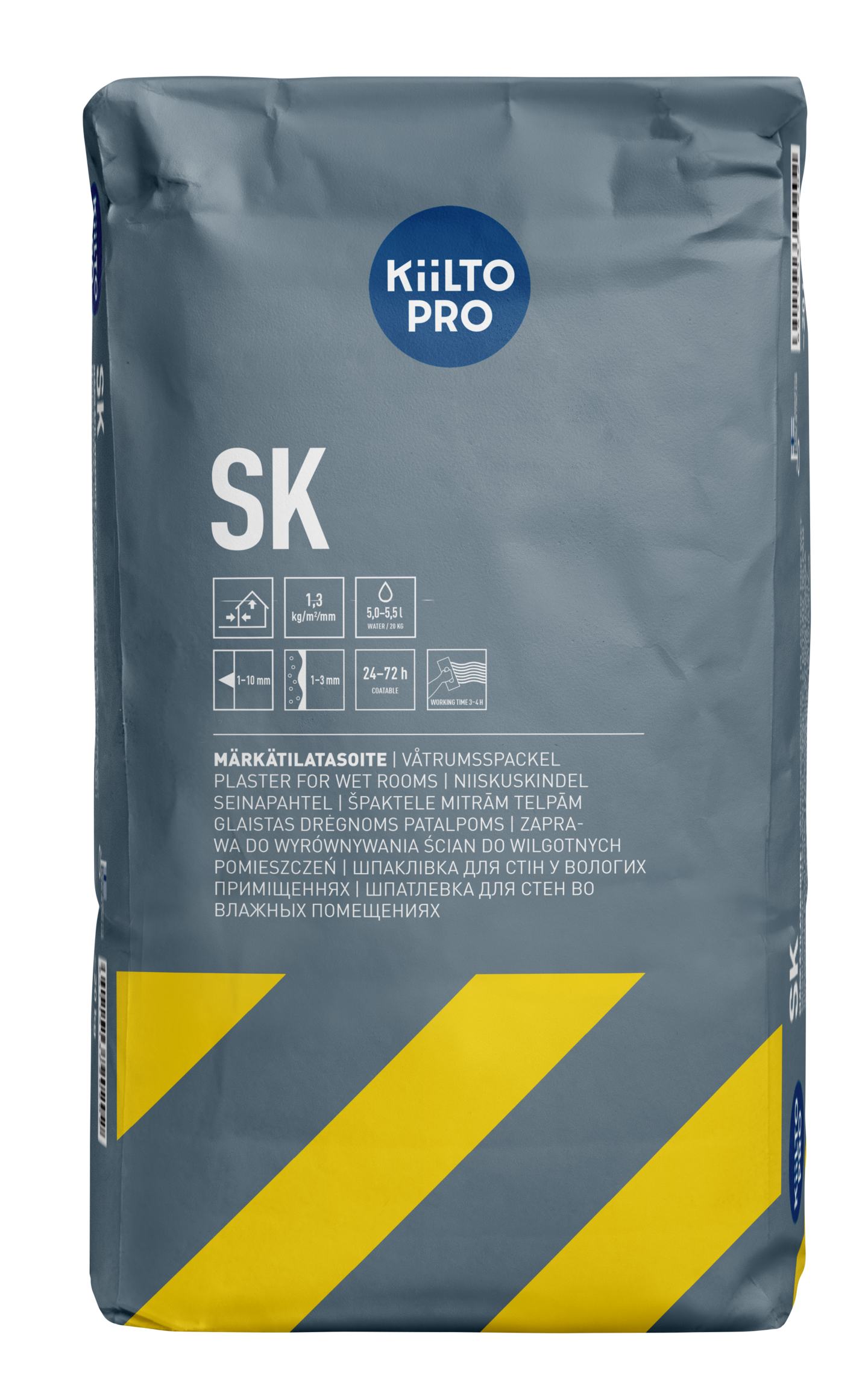 Märkätilatasoite Kiilto SK 20kg 1–3 (10)mm