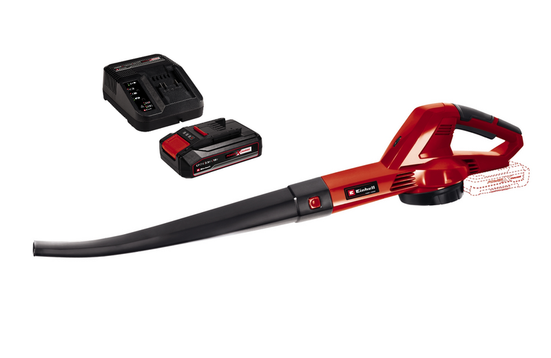 Akkulehtipuhallin + akku ja laturi Einhell Power X-Change GC-CL 18 18V 1x2,5Ah