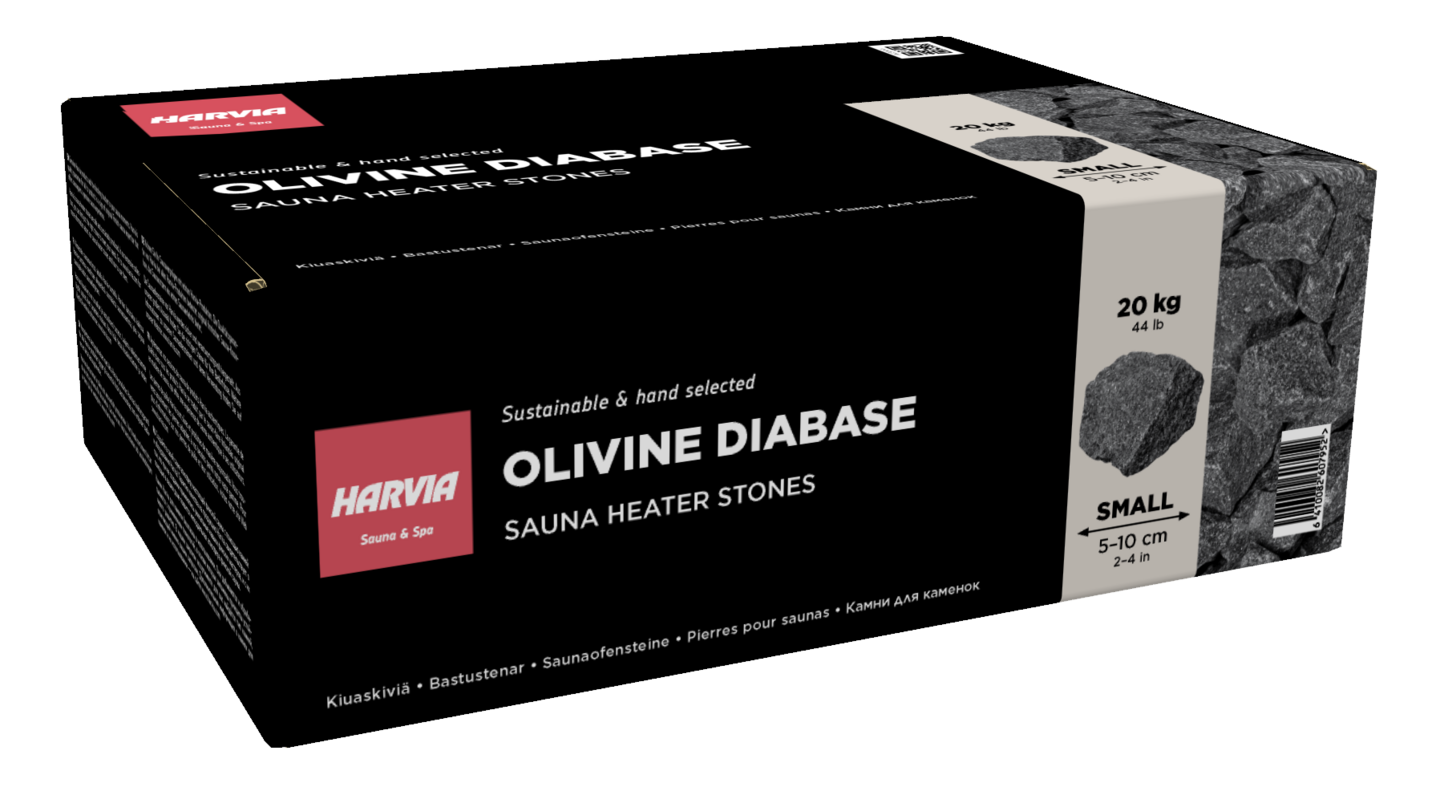 Kiuaskivi Harvia halkaisija 5-10cm 20kg