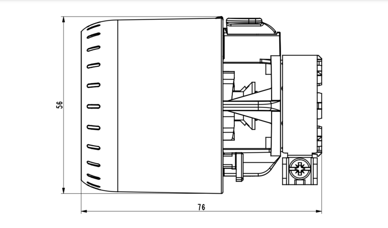Patteritermostaatti Danfoss Aveo RA/V 26C irto 2m 15G4053