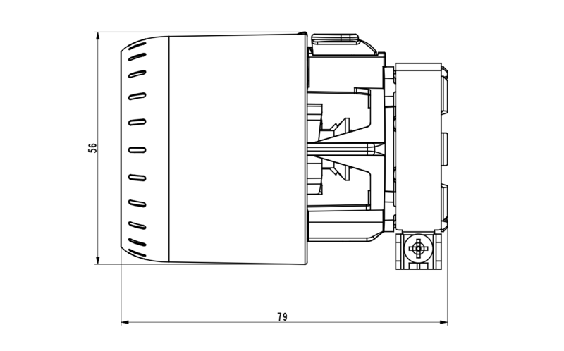 Patteritermostaatti Danfoss Aveo RA/V 26C irto 2m 015G4063