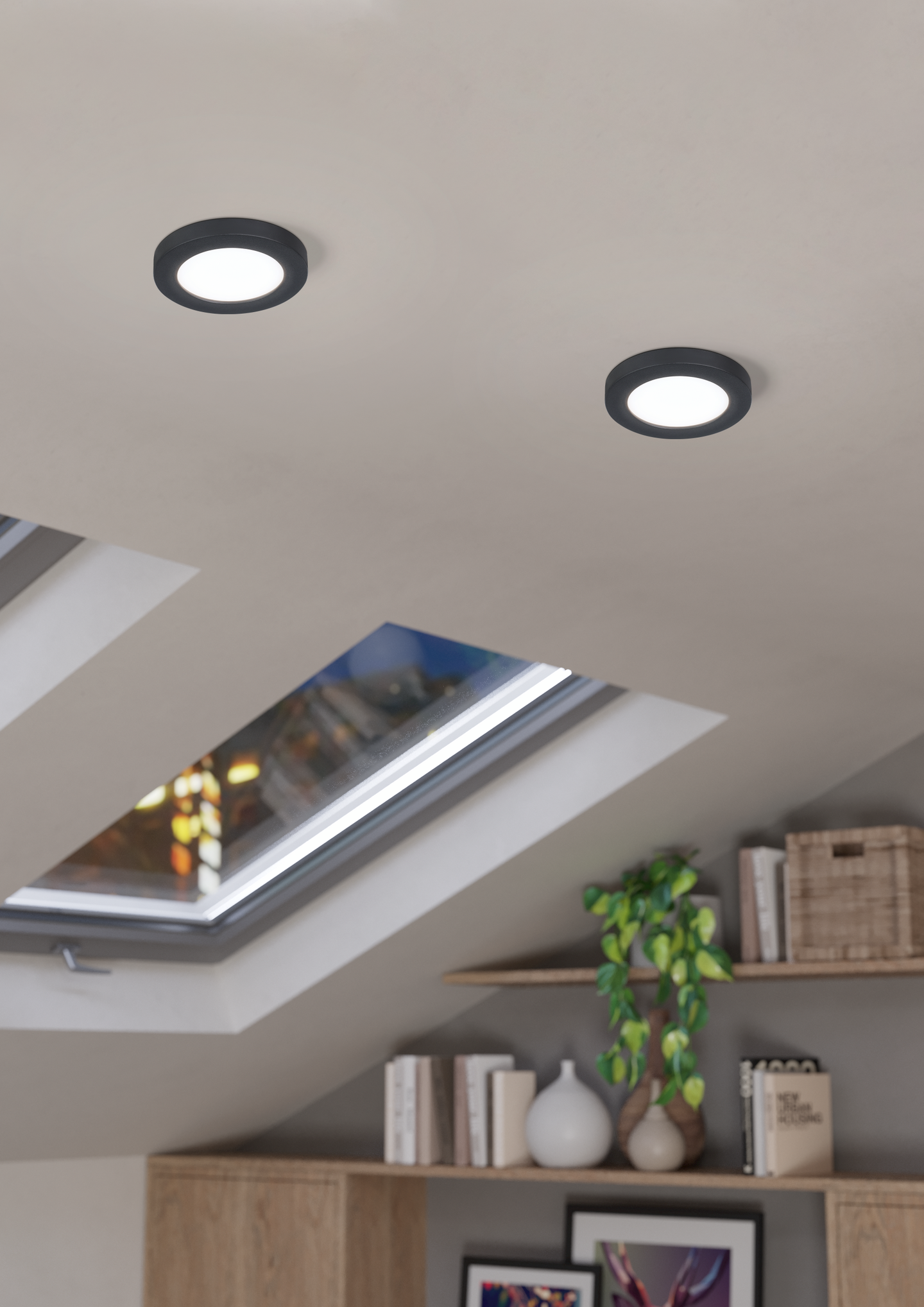 Uppovalaisin EGLO Fueva flex 5,5W led musta