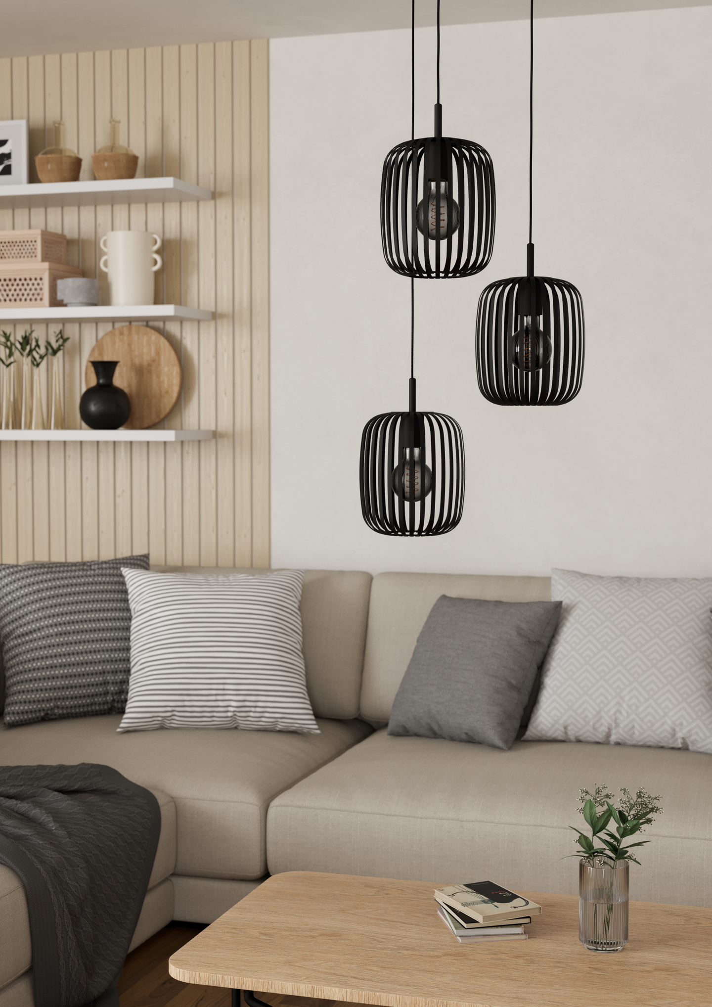 Riippuvalaisin EGLO Romazzina 3-o s3xE27 40W musta