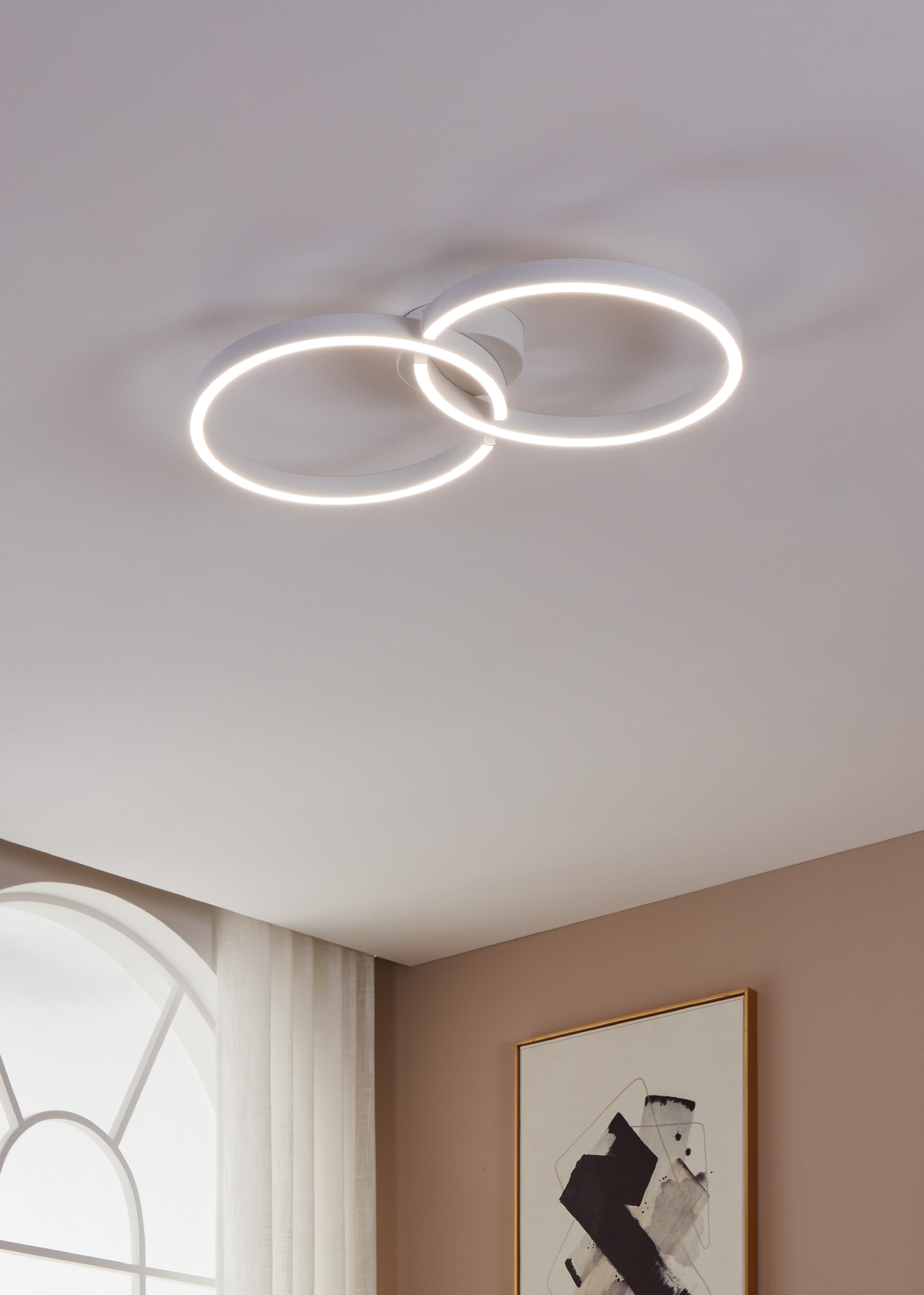 Kattovalaisin EGLO Amandolo 19,5W led valkoinen