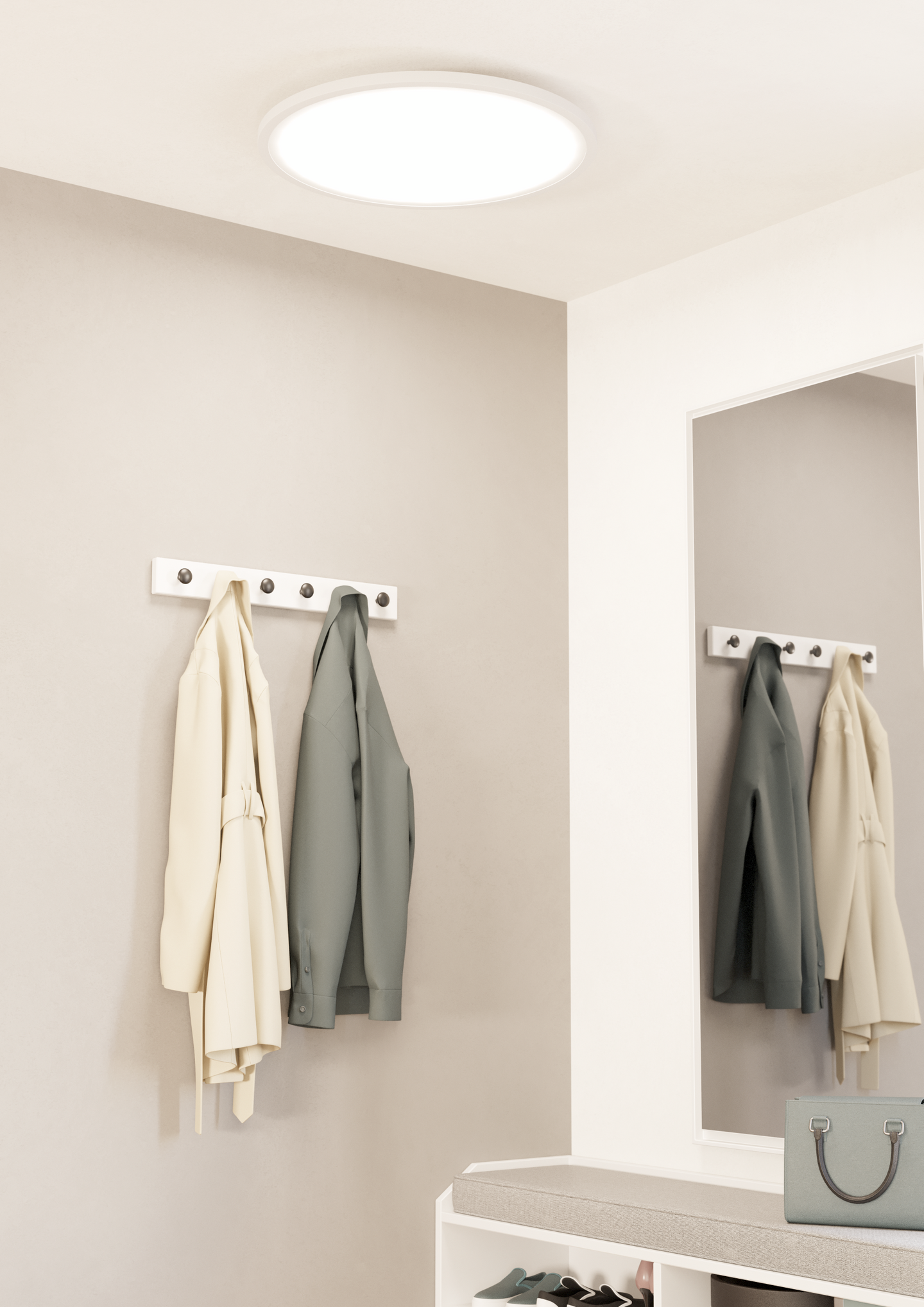 Kattovalaisin EGLO connect.z Sarsina-z 60cm 41W led valkoinen