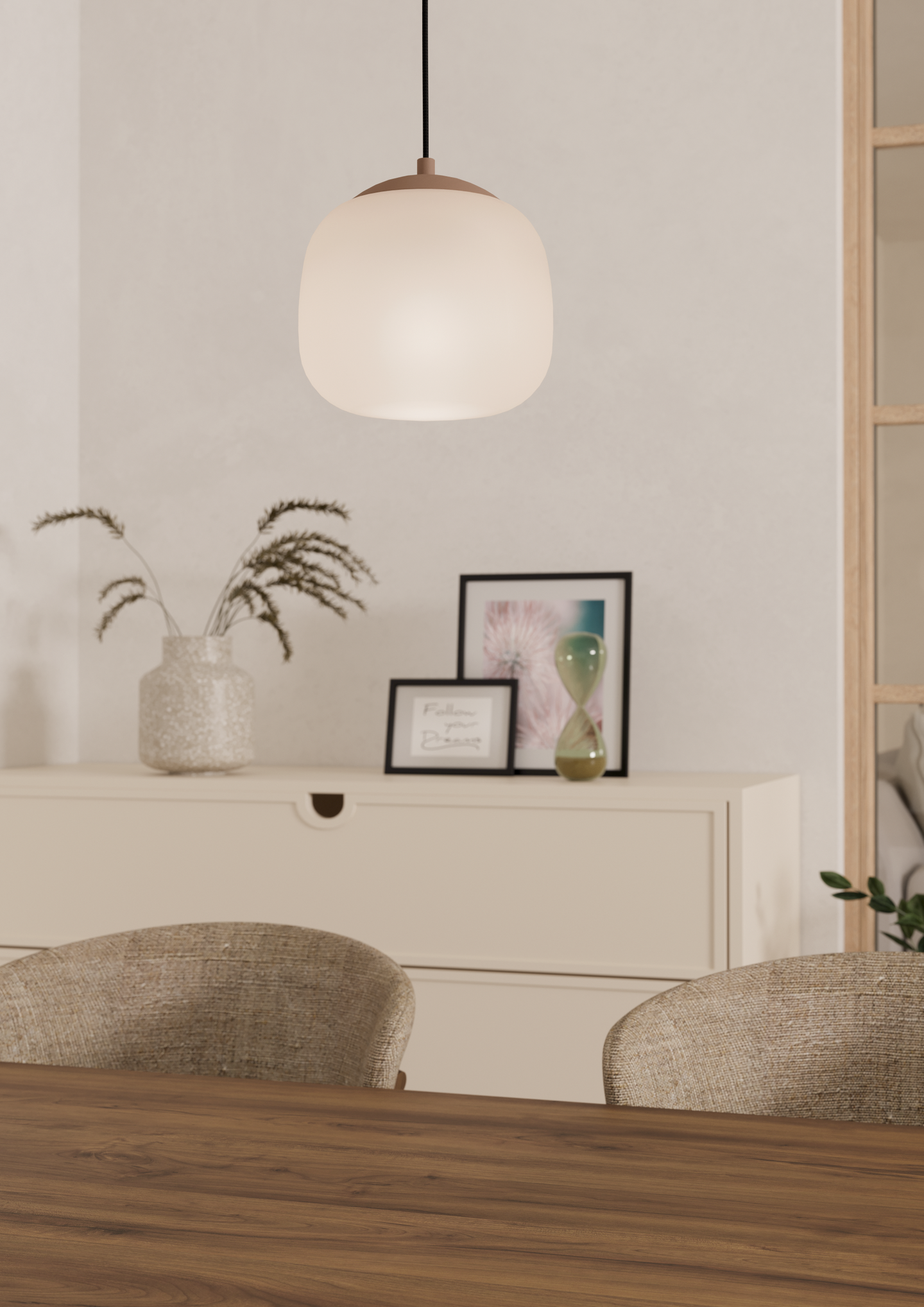 Riippuvalaisin EGLO Cominio E27 40W hiekka