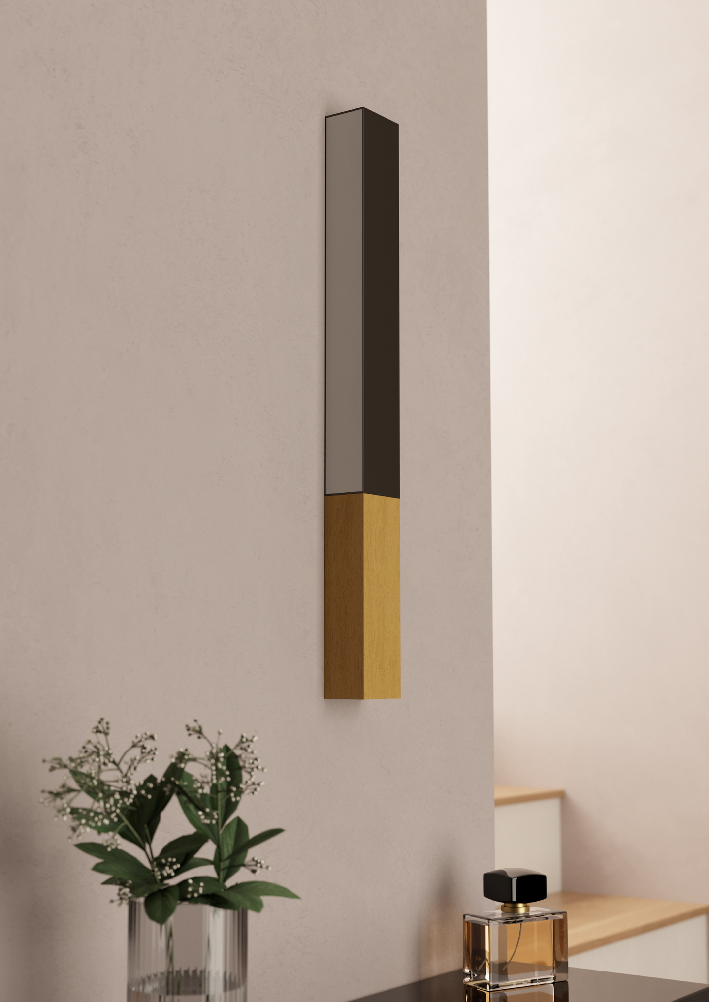 Seinävalaisin EGLO Tudons 12W led musta/puu