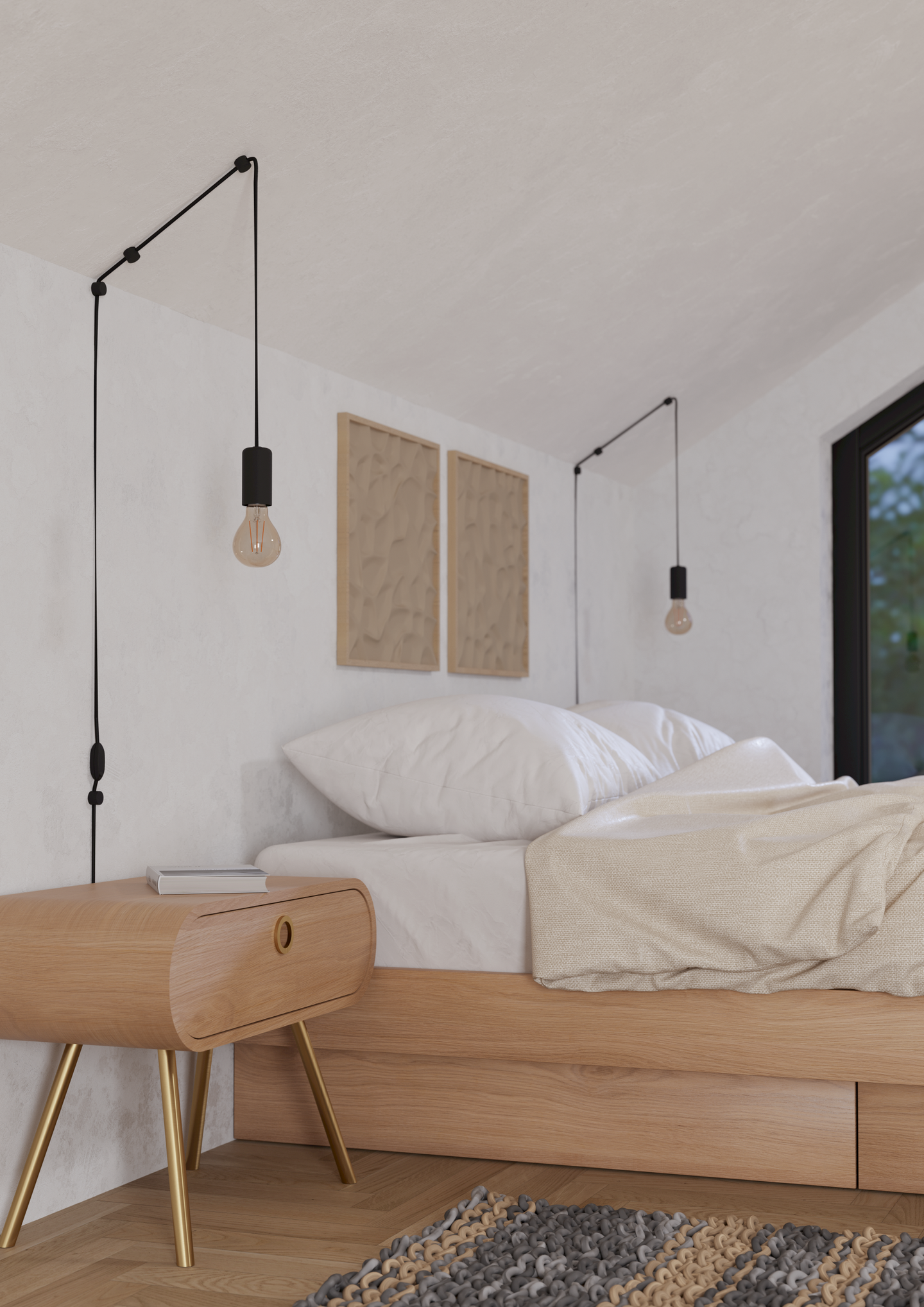 Riippuvalaisin EGLO Pinetina E27 40W musta