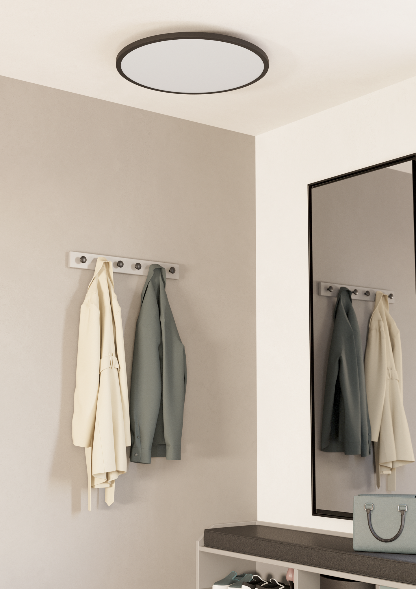 Kattovalaisin EGLO connect.z Sarsina-z 60cm 41W led musta