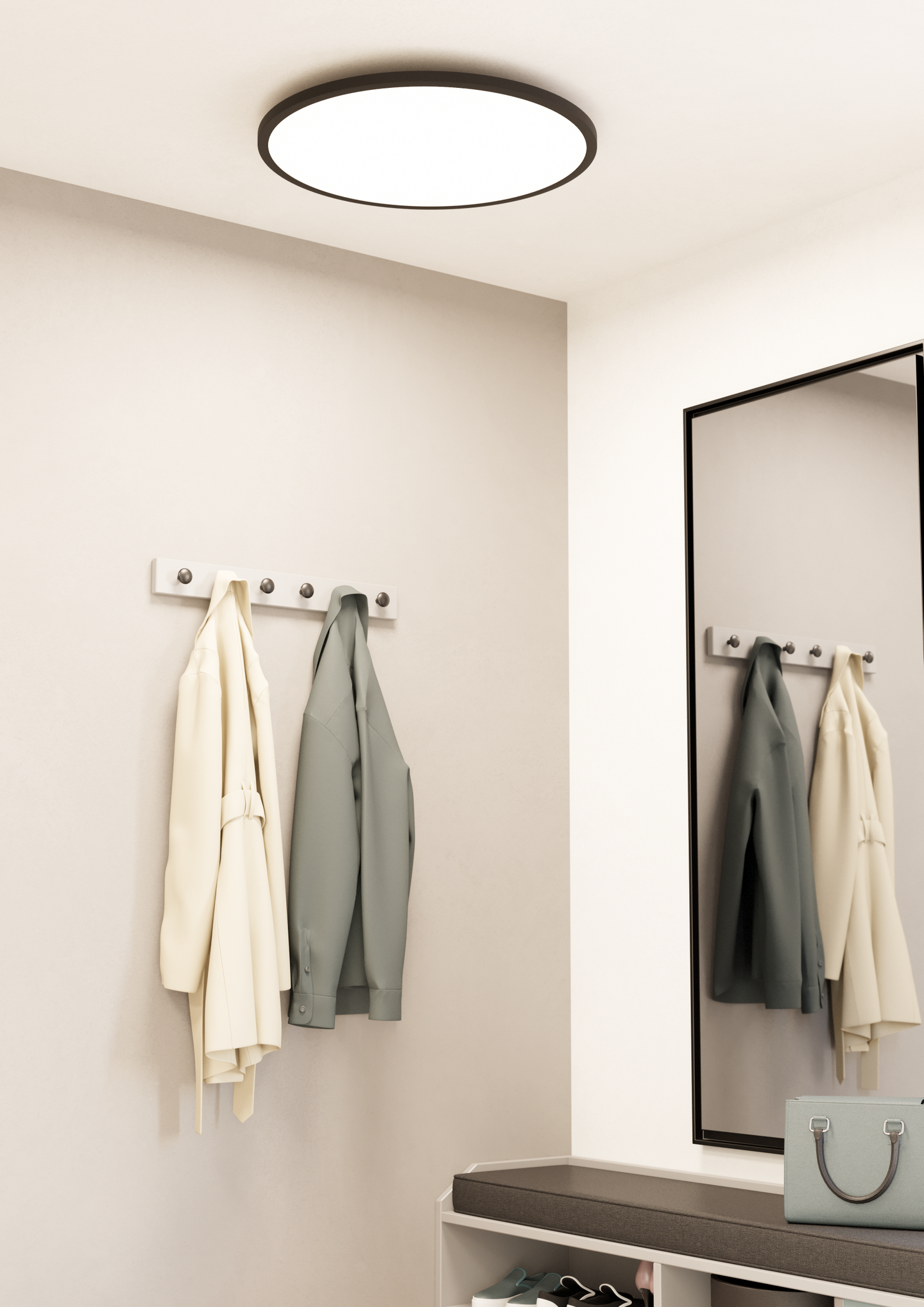 Kattovalaisin EGLO connect.z Sarsina-z 60cm 41W led musta