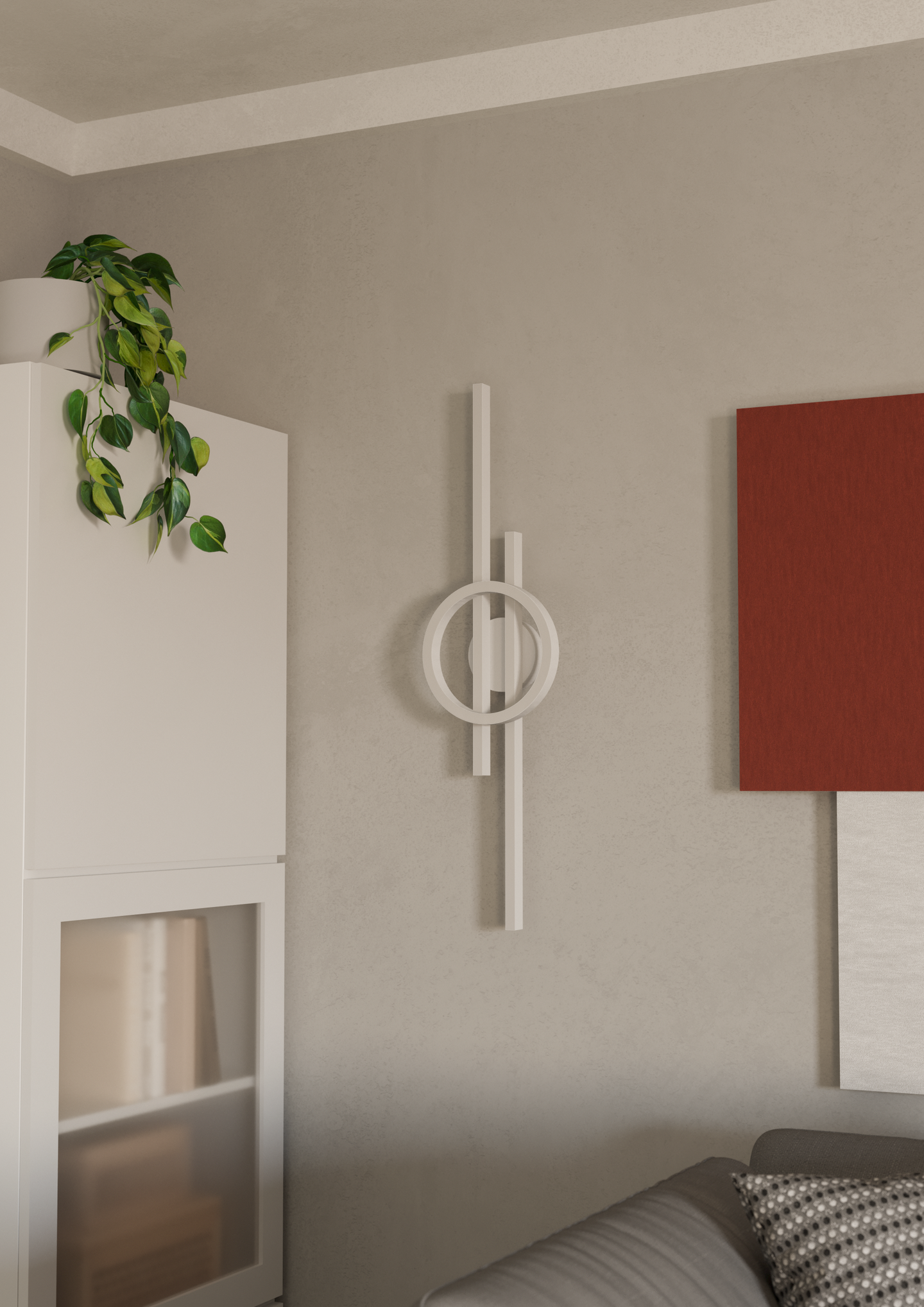 Kattovalaisin EGLO Amandolo 77,5cm 23,5W led valkoinen