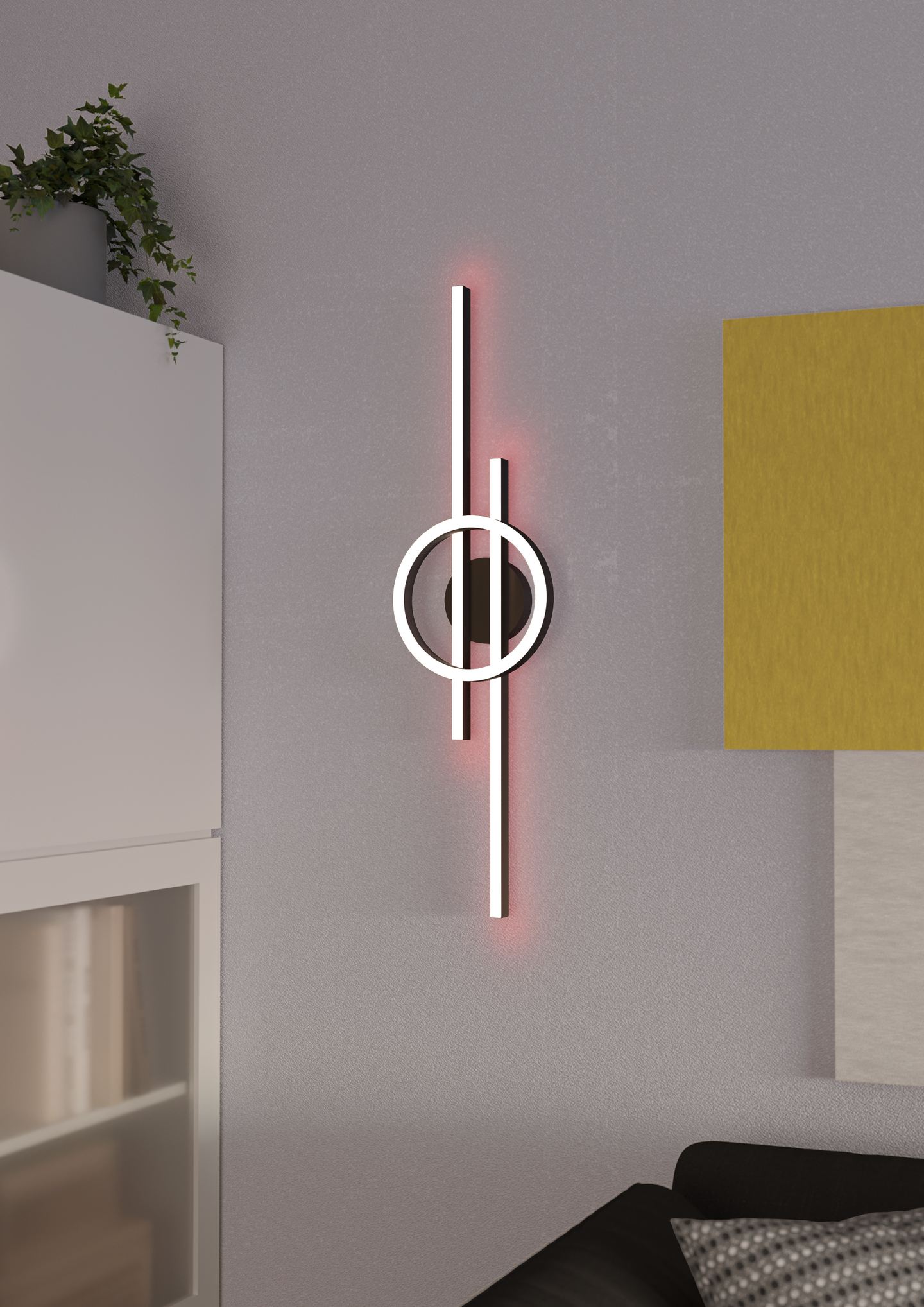 Kattovalaisin EGLO Amandolo 77,5cm 23,5W led musta