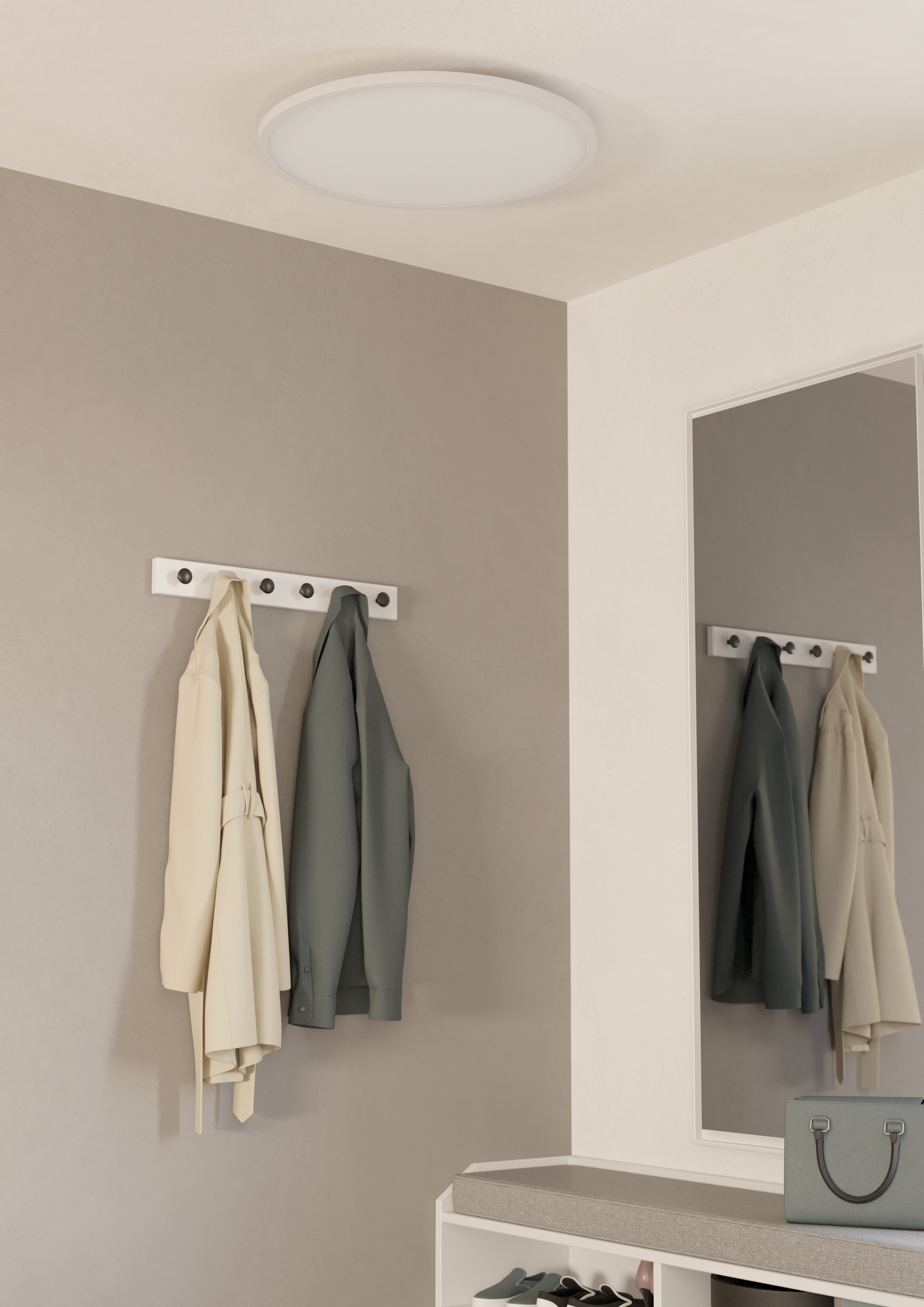 Kattovalaisin EGLO connect.z Sarsina-z 60cm 41W led valkoinen