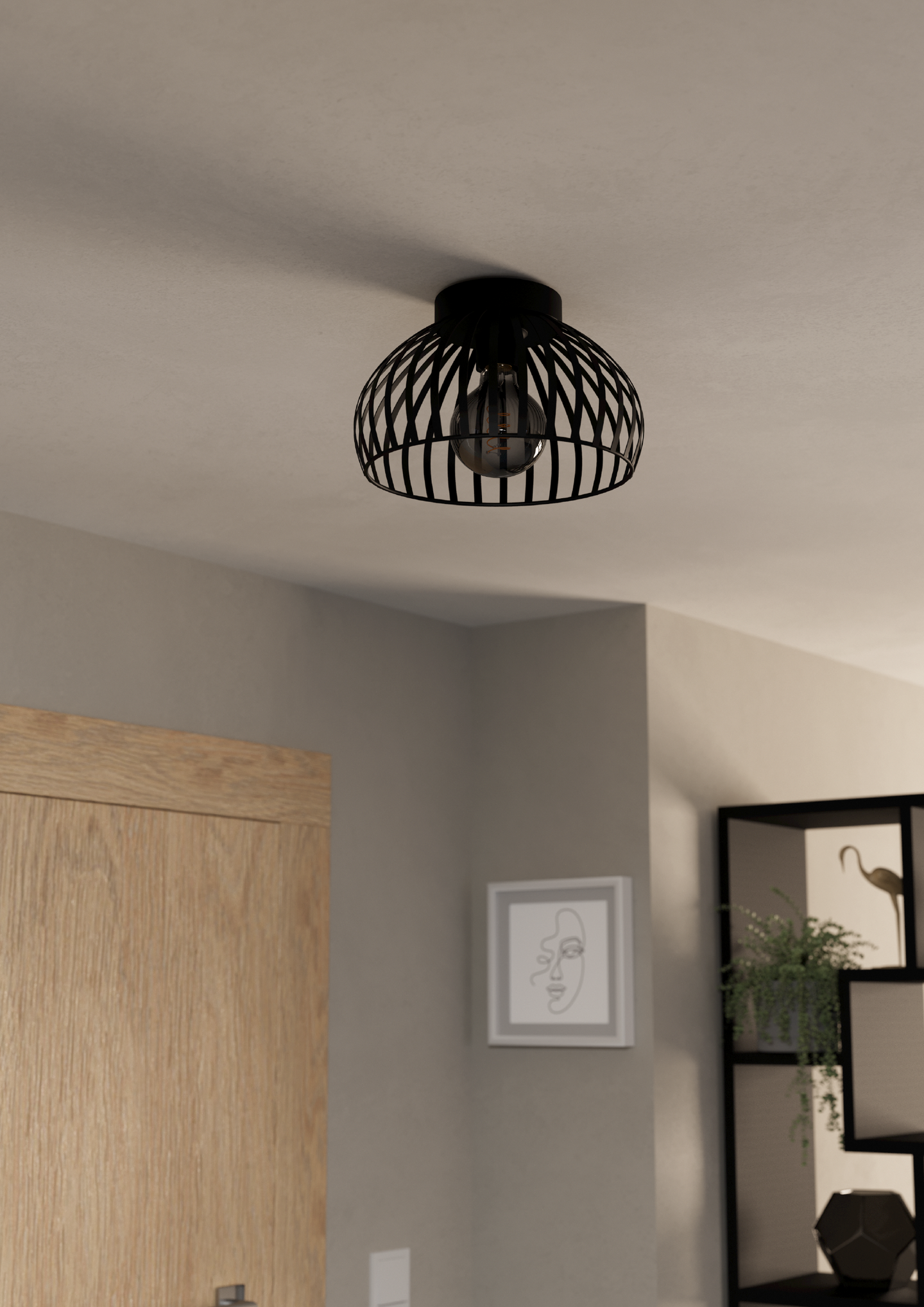 Kattovalaisin EGLO Mogano 3 28cm E27 40W musta