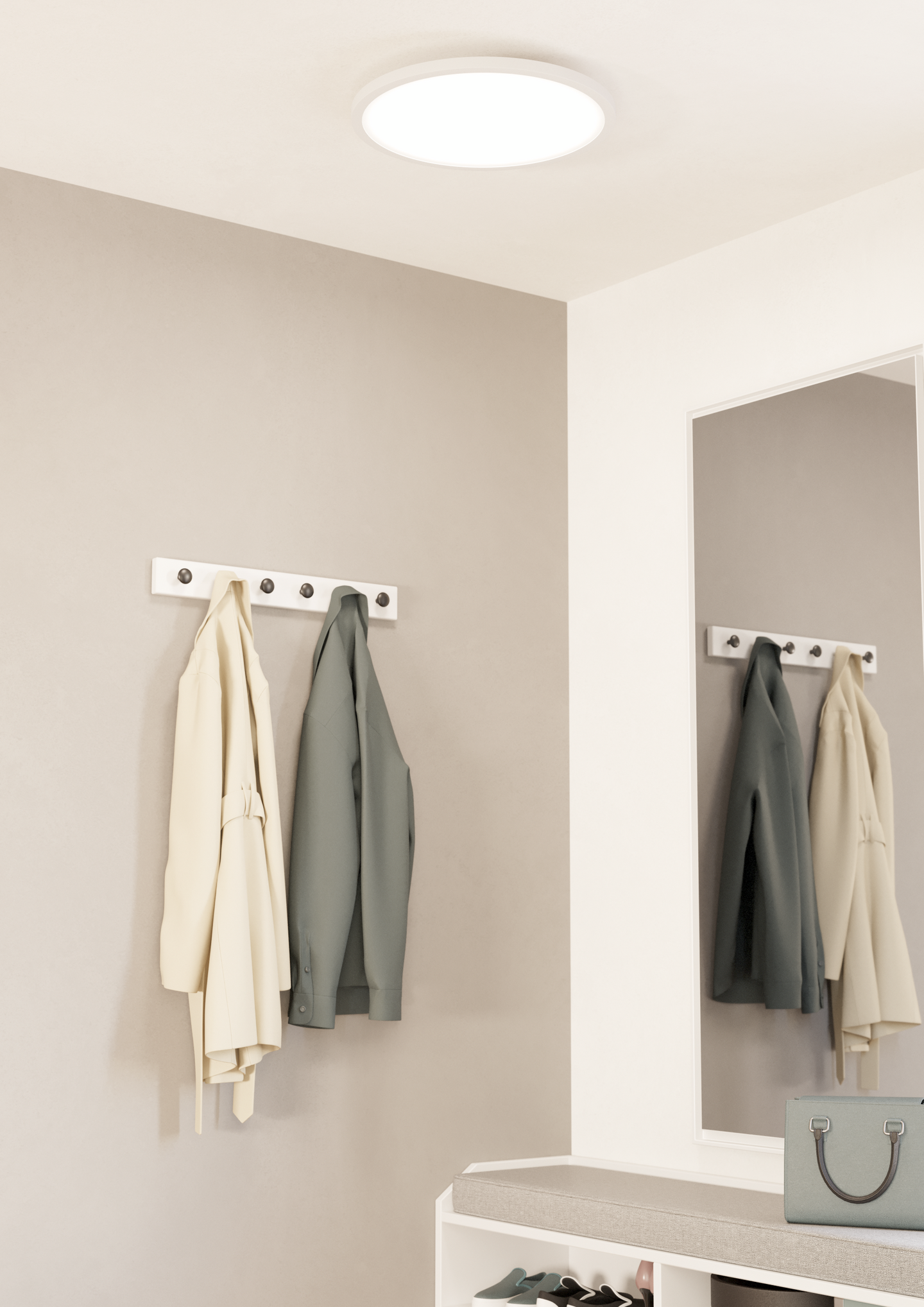 Kattovalaisin EGLO connect.z Sarsina-z 45cm 33,5W led valkoinen