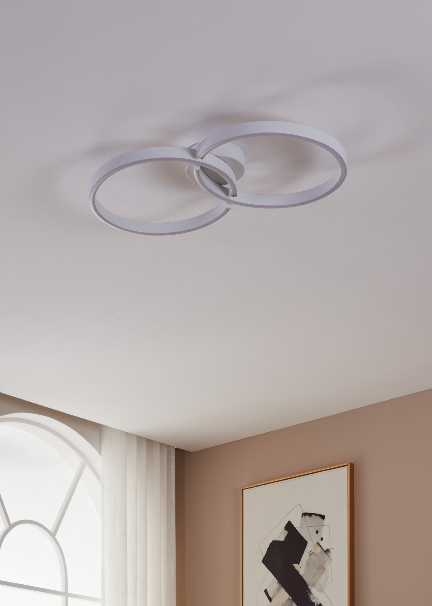 Kattovalaisin EGLO Amandolo 19,5W led valkoinen