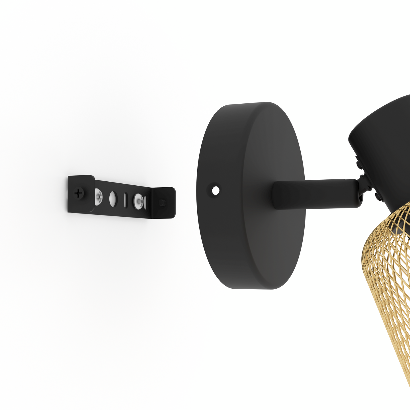 Seinävalaisin EGLO Coslada E27 40W messinki/musta