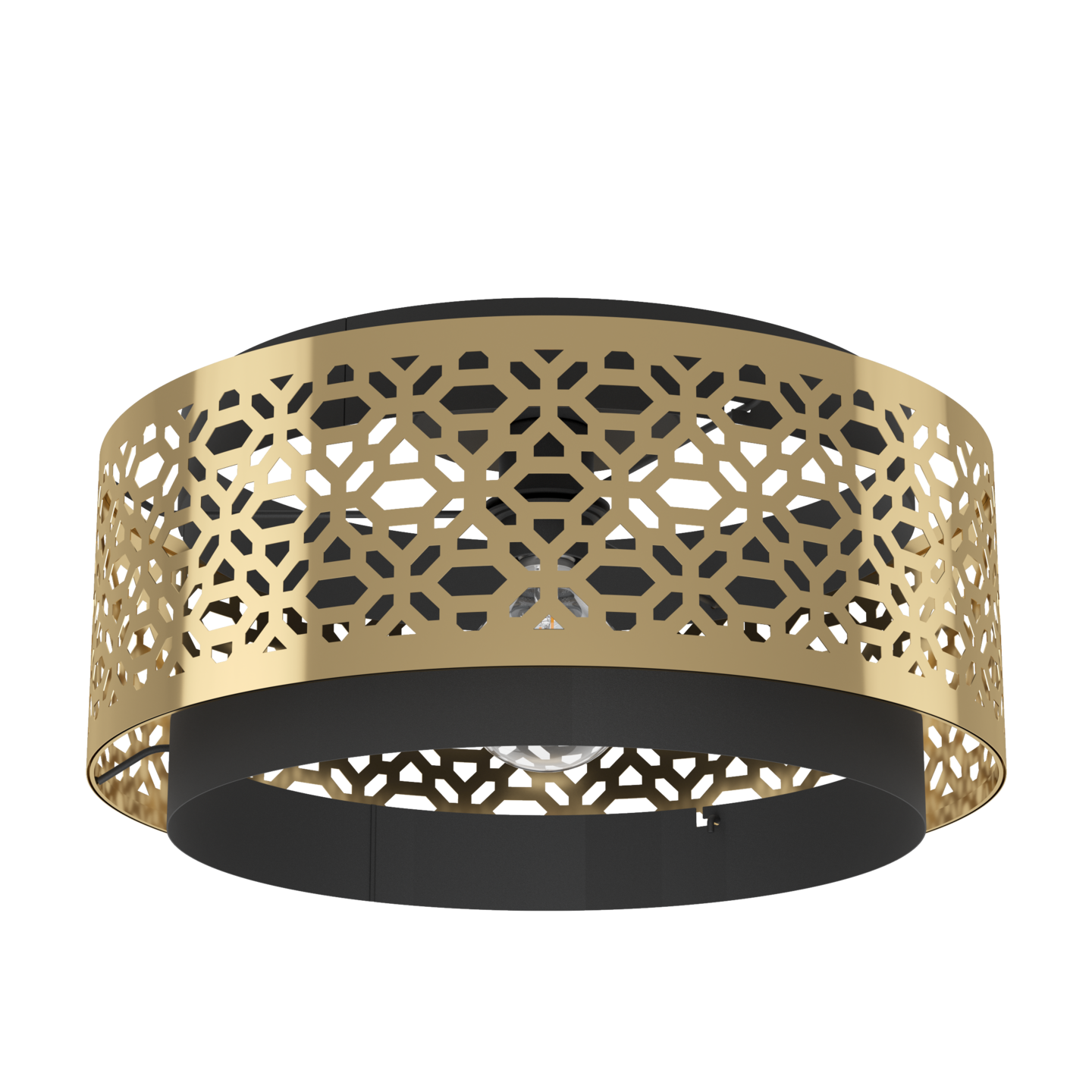 Kattovalaisin EGLO Sandbach E27 40W messinki/musta