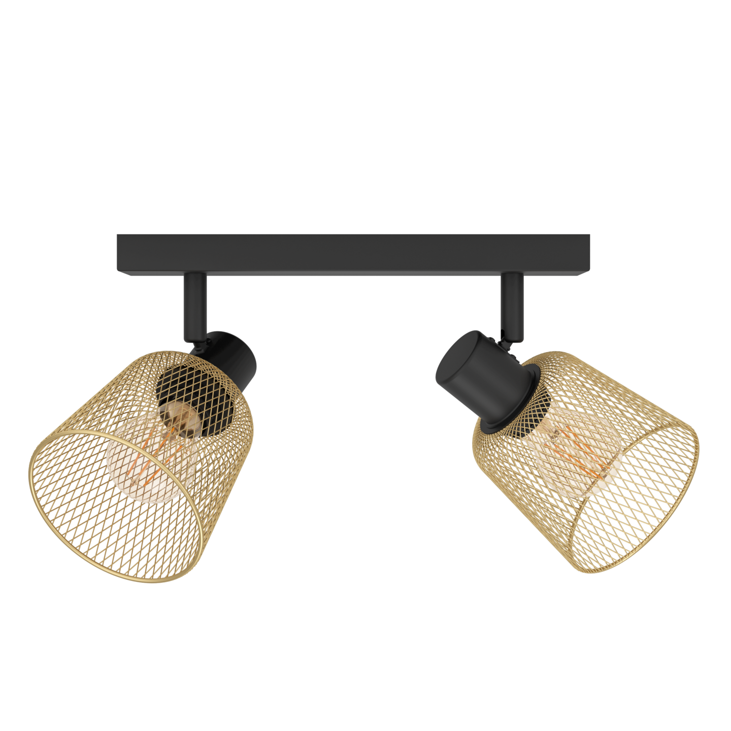 Kattovalaisin EGLO Coslada 2-os 2xE27 40W messinki/musta