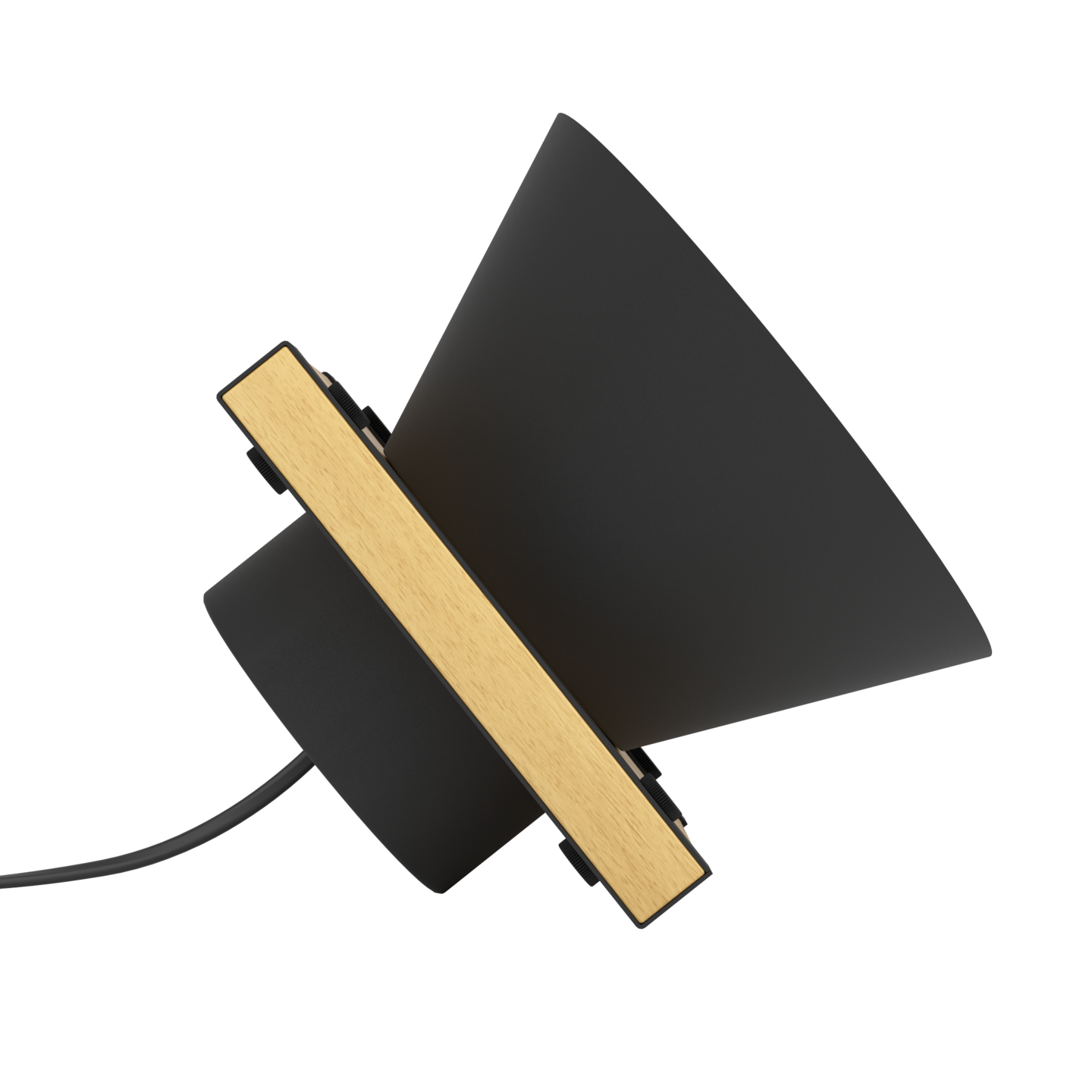 Pöytävalaisin EGLO Maccles E27 15W puu/musta