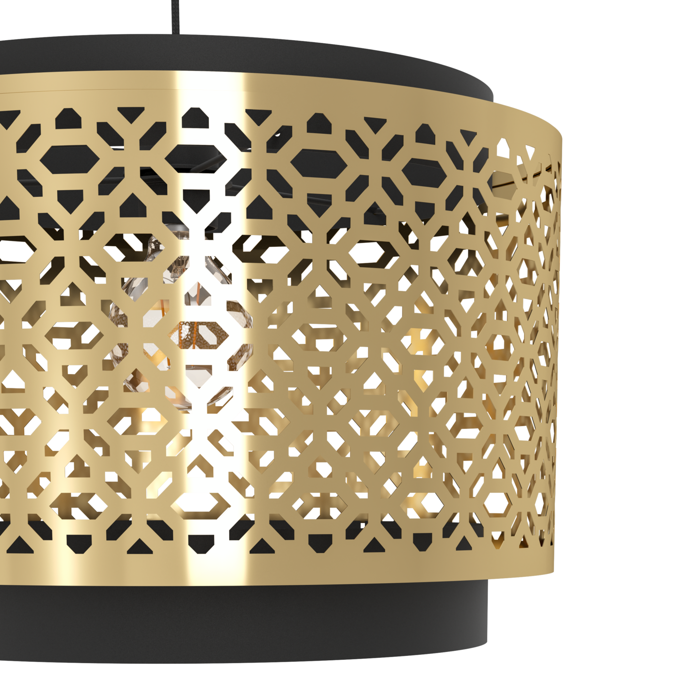 Riippuvalaisin EGLO Sandbach E27 40W messinki/musta