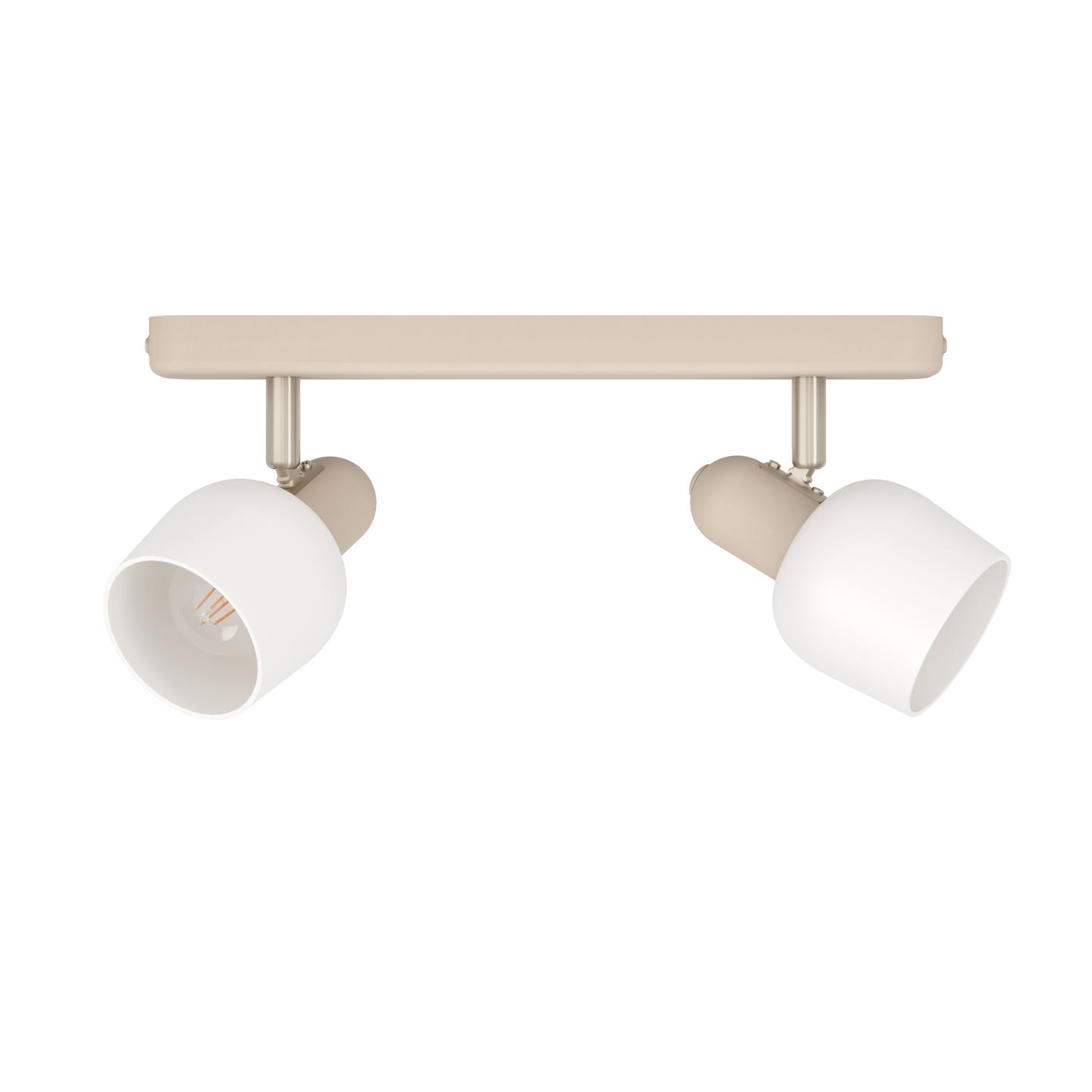 Kattovalaisin EGLO Corato 2-os 2xE14 18W hiekka/valkoinen