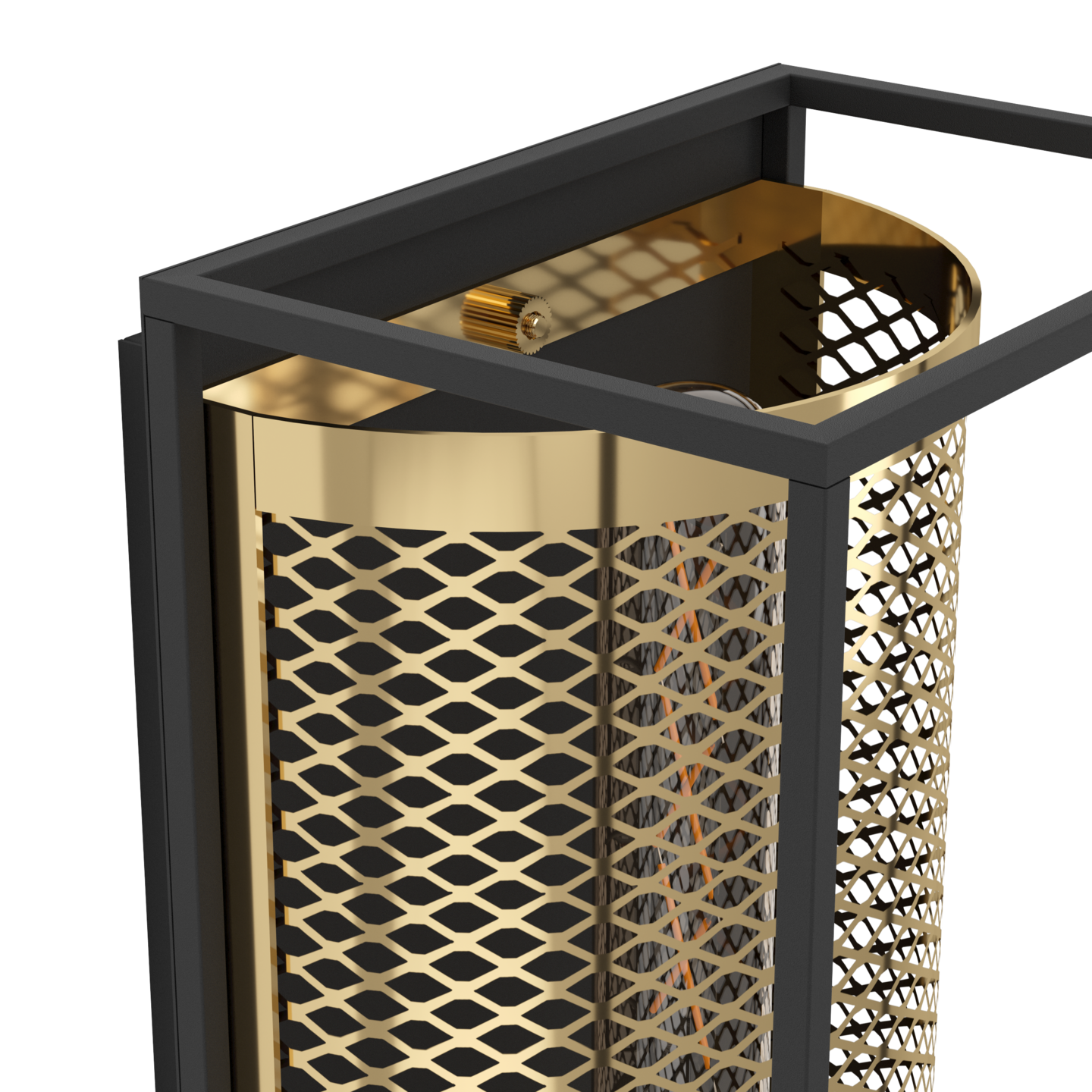 Seinävalaisin EGLO nohales E27 40W messinki/musta