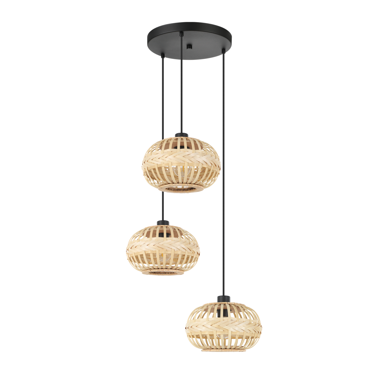 Riippuvalaisin EGLO Amsfield 1 3-osainen 48cm 3xE27 40W