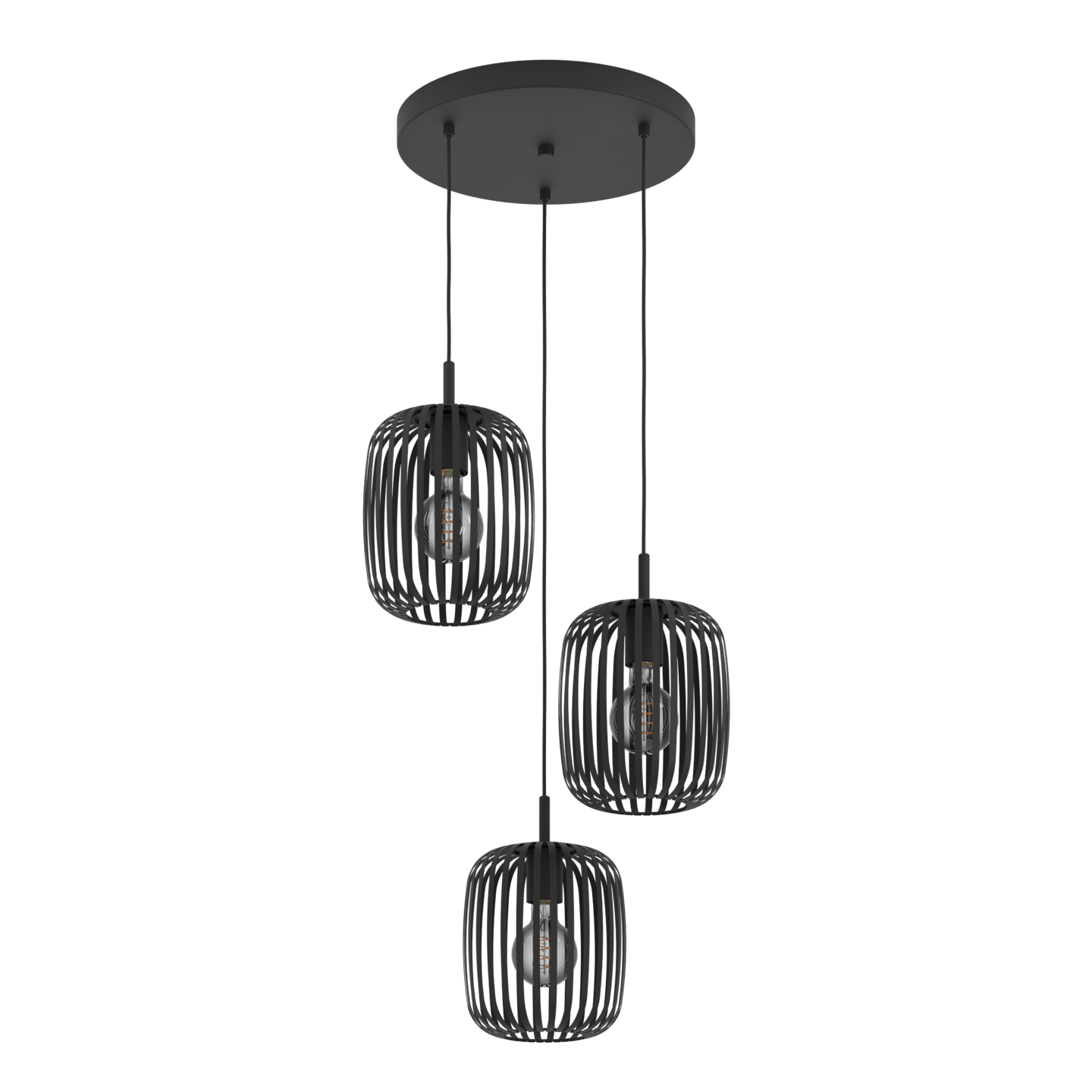 Riippuvalaisin EGLO Romazzina 3-o s3xE27 40W musta