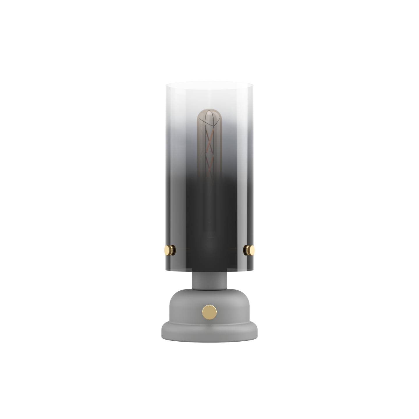 Pöytävalaisin EGLO Gargrave E27 40W harmaa/messinki