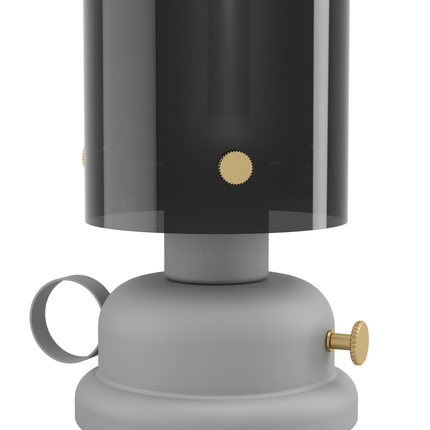 Pöytävalaisin EGLO Gargrave E27 40W harmaa/messinki