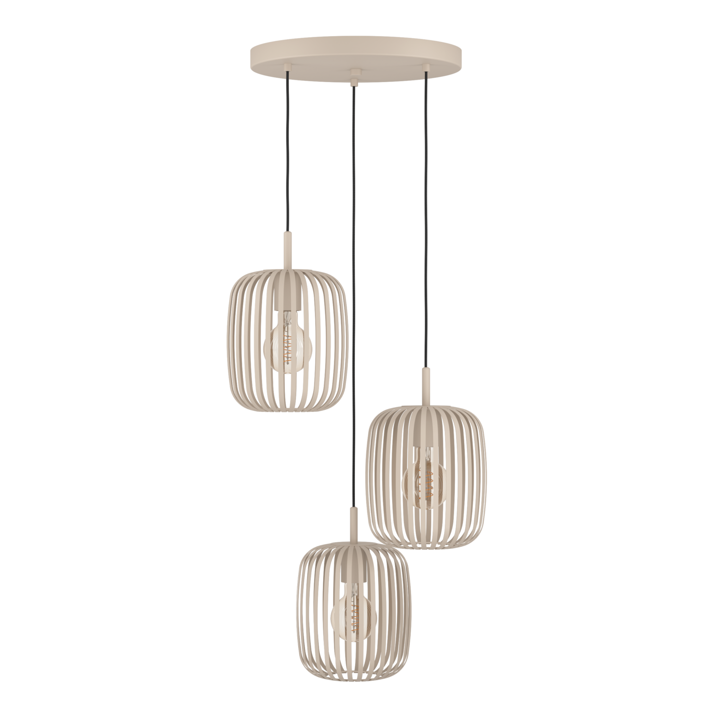 Riippuvalaisin EGLO Romazzina 3-osainen 3xE27 40W hiekka