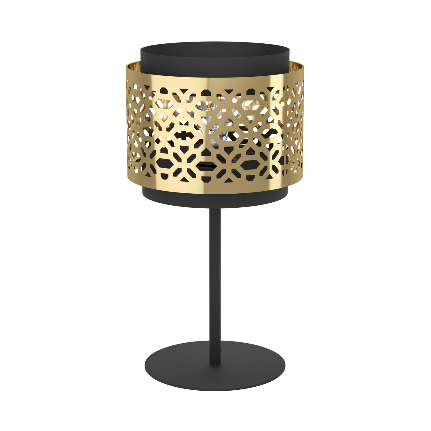 Pöytävalaisin EGLO Sandbach E27 40W messinki/musta