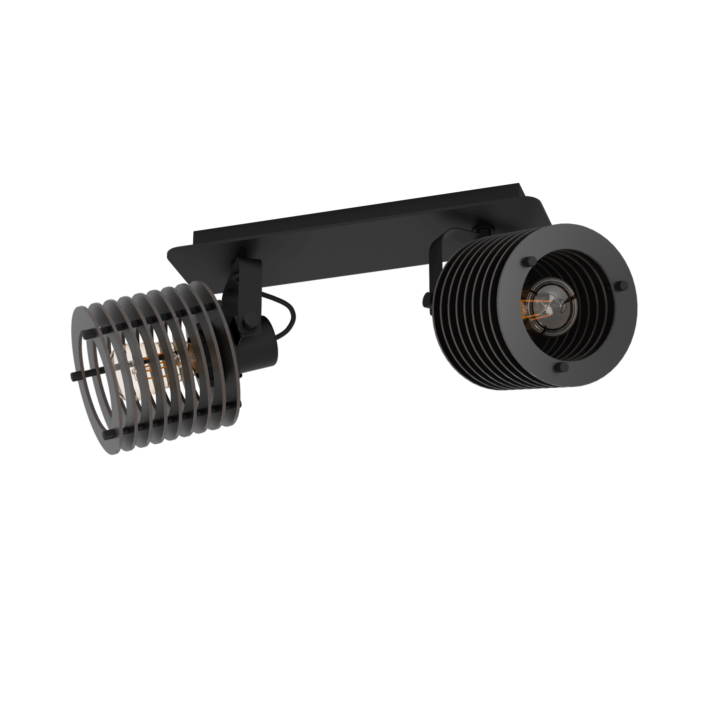 Kattovalaisin EGLO Segovia 2-os 2xE27 40W musta