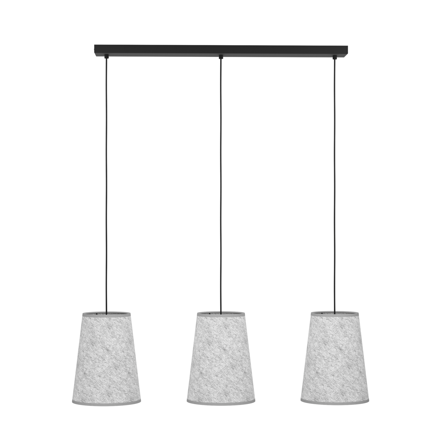 Riippuvalaisin EGLO Alsager 3-os 3xE27 40W harmaa/musta