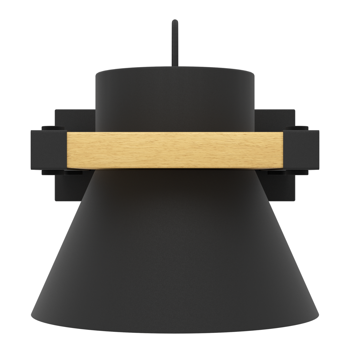 Seinävalaisin EGLO Maccles E27 15W puu/musta