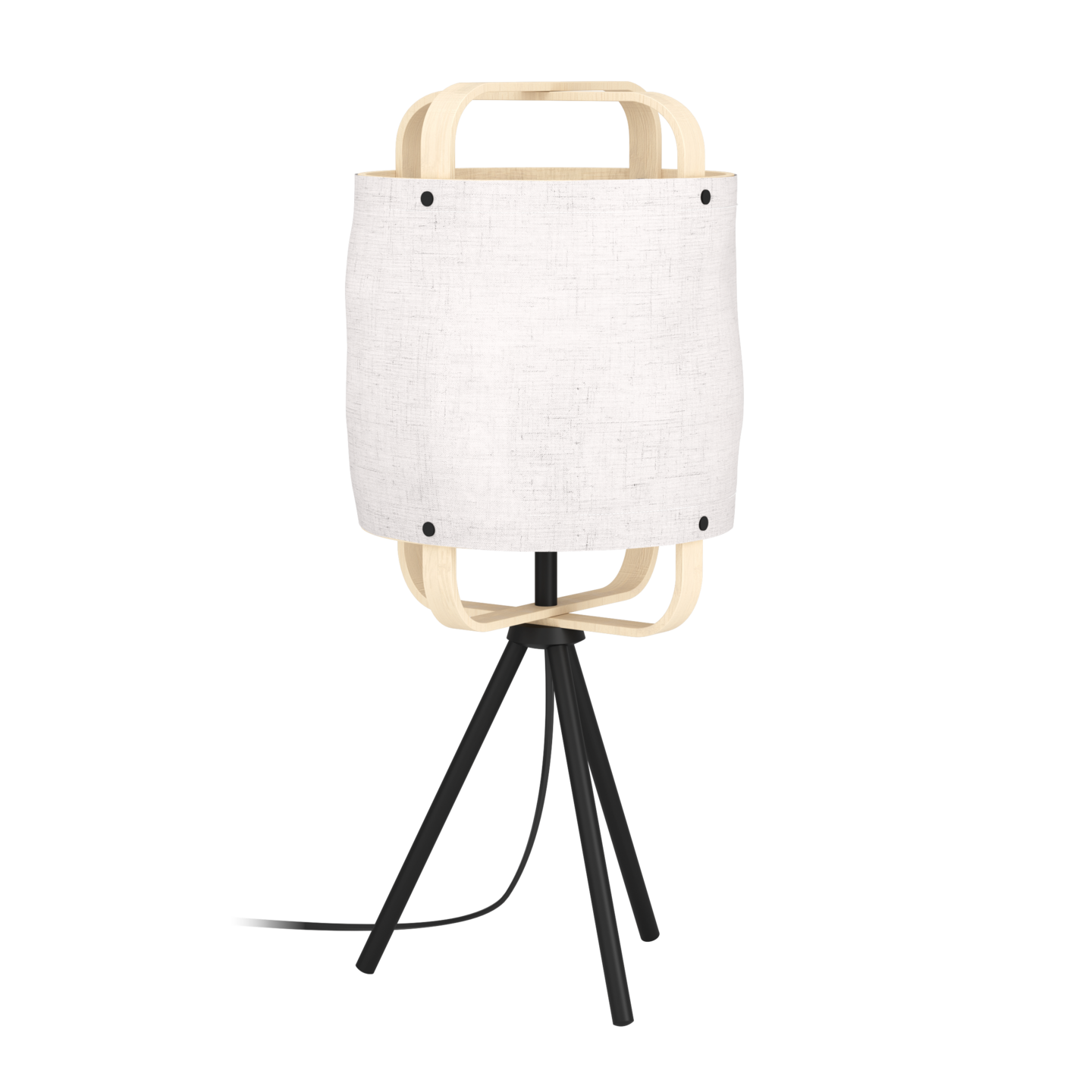 Pöytävalaisin EGLO Surfleet E27 40W musta/pellava