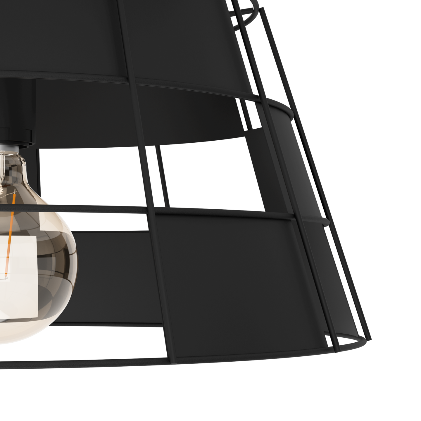 Riippuvalaisin EGLO Pontefract 42cm E27 40W musta