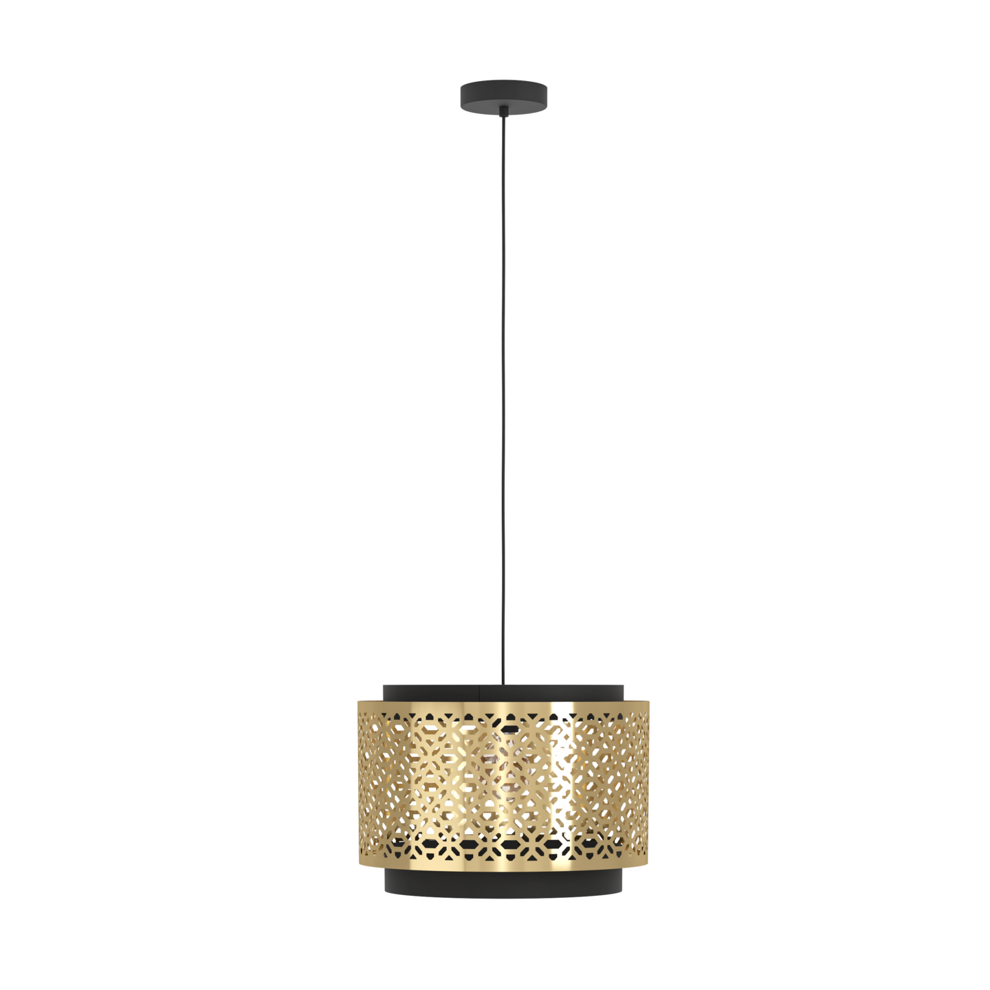 Riippuvalaisin EGLO Sandbach E27 40W messinki/musta