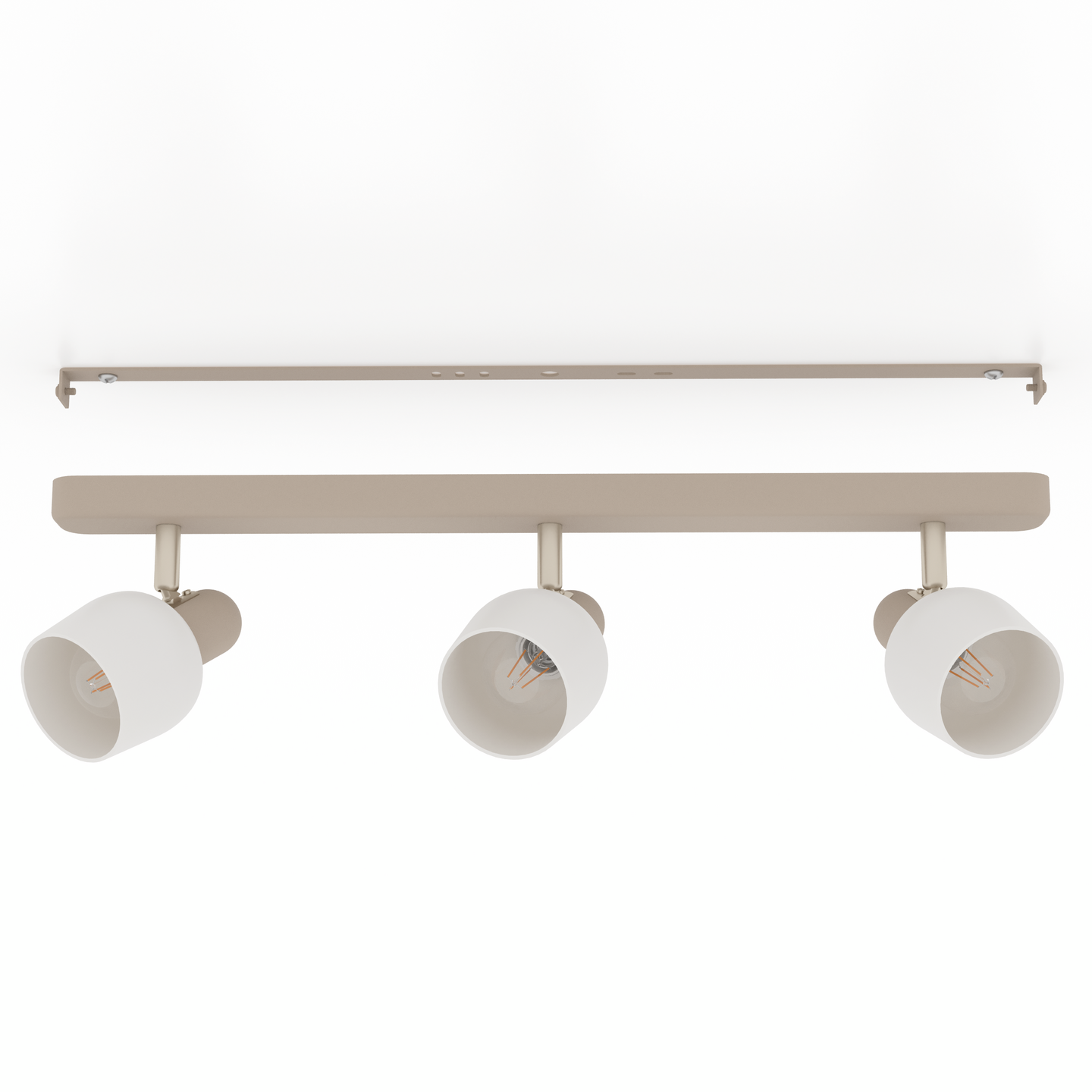 Kattovalaisin EGLO Corato 3-os 3xE14 18W hiekka/valkoinen