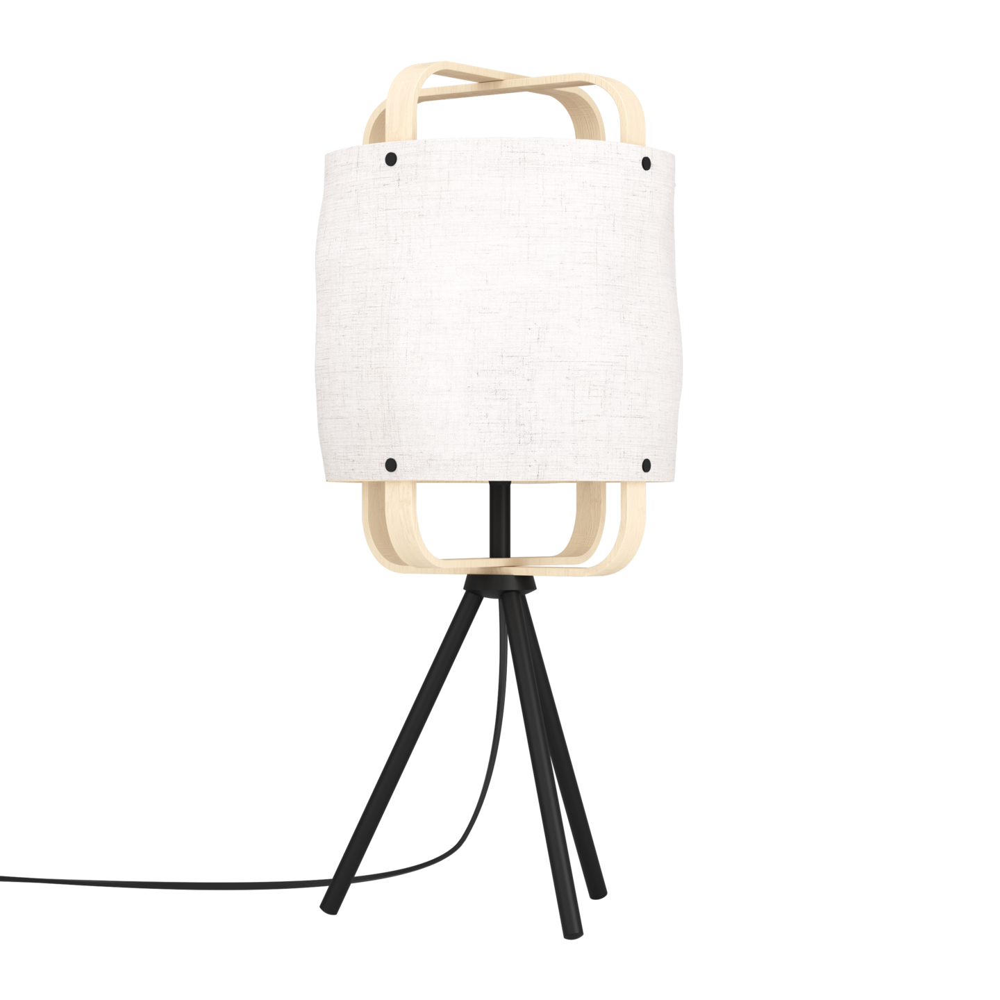 Pöytävalaisin EGLO Surfleet E27 40W musta/pellava