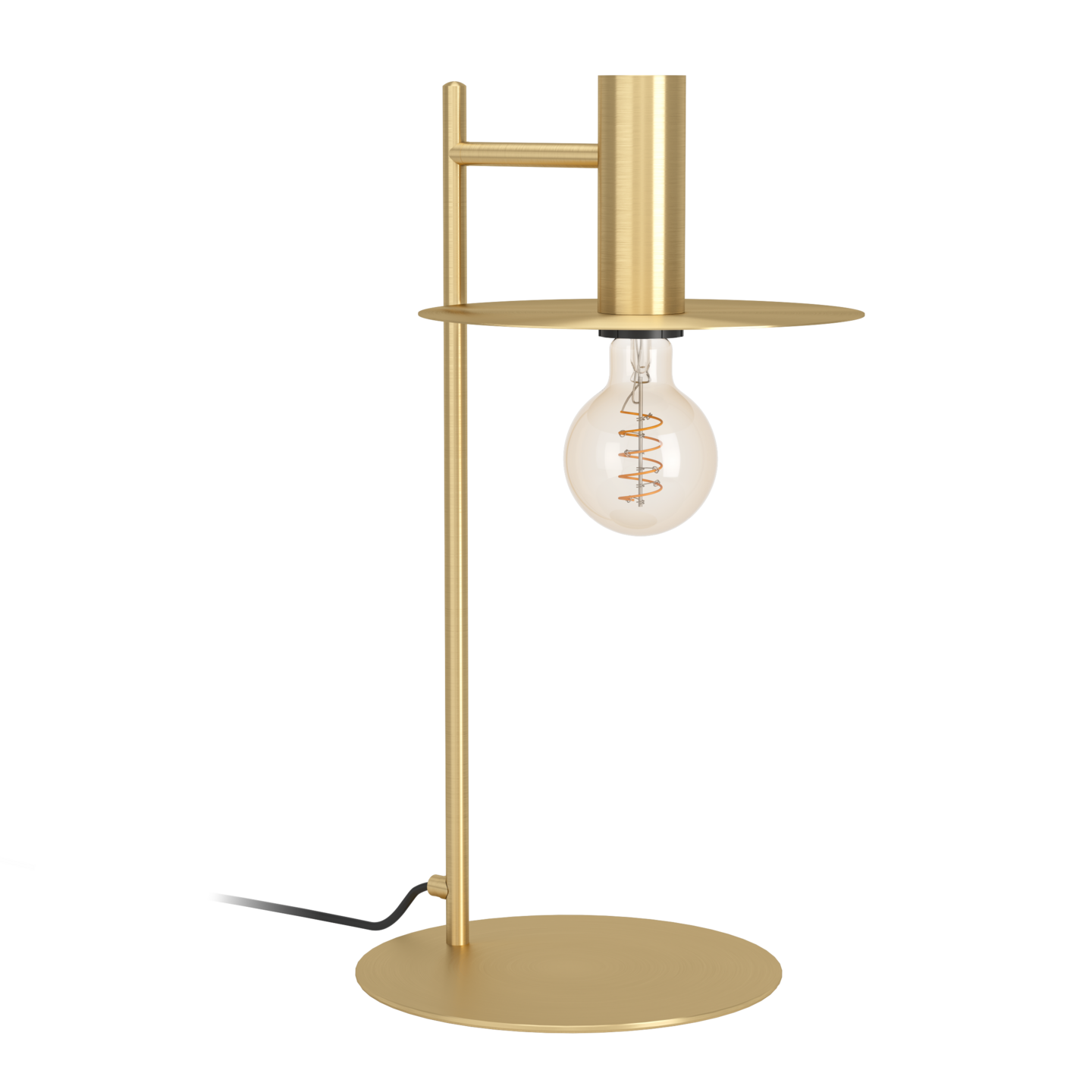 Pöytävalaisin EGLO Escandell E27 40W messinki/musta