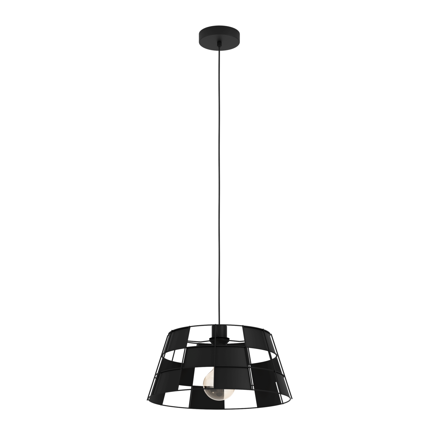 Riippuvalaisin EGLO Pontefract 42cm E27 40W musta